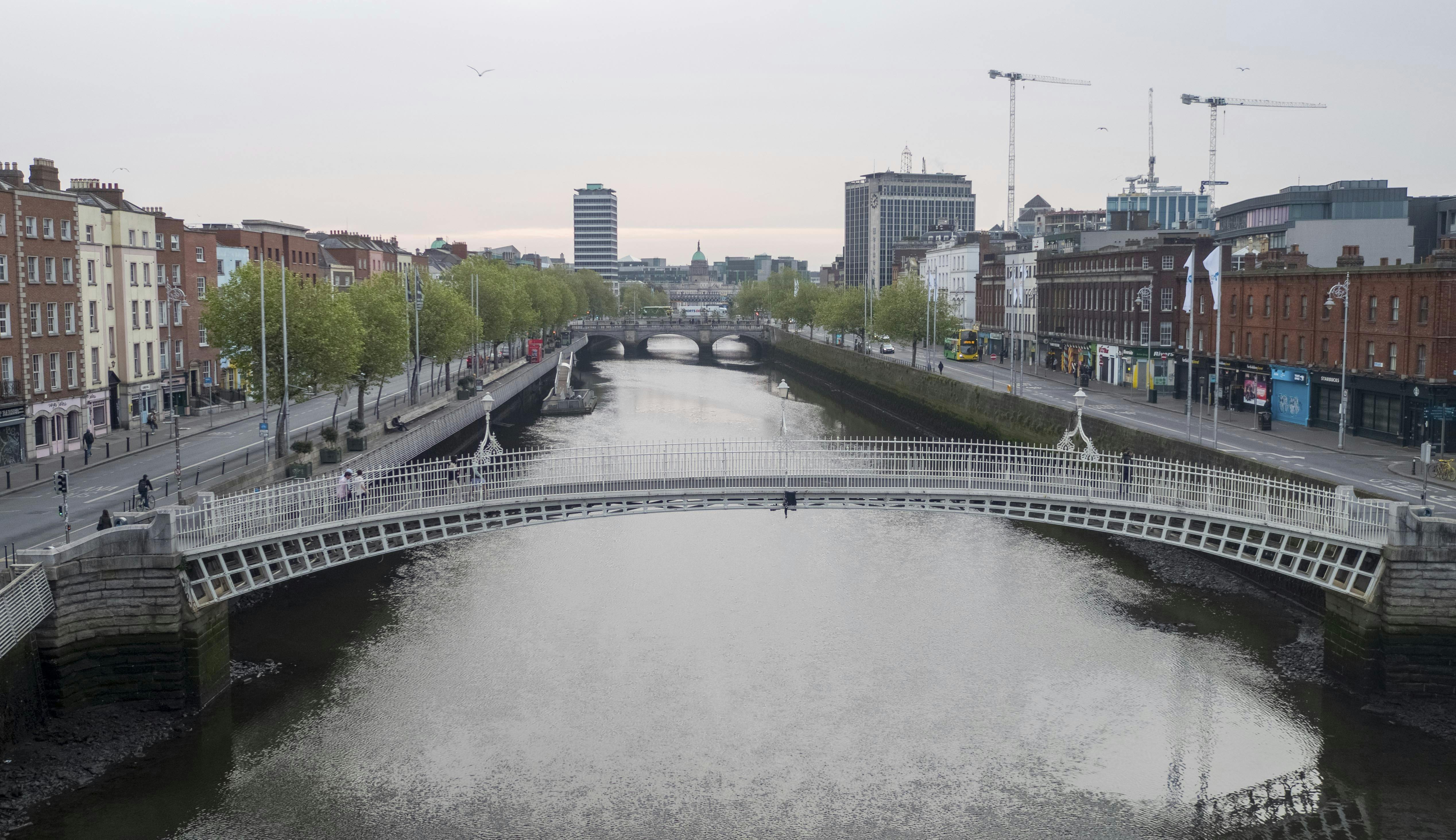 Floden Liffey i Dublin