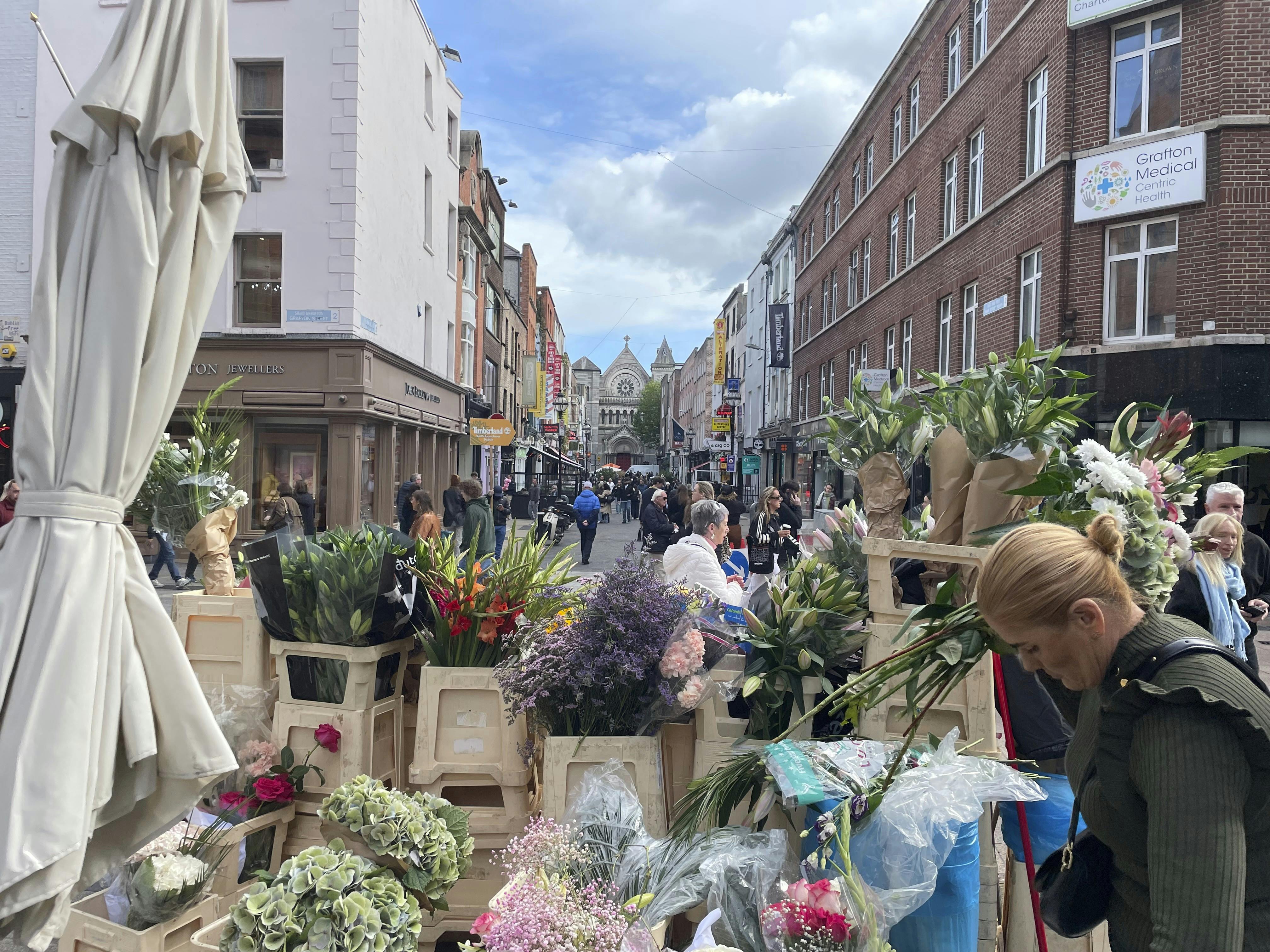 Blomstermarket. 