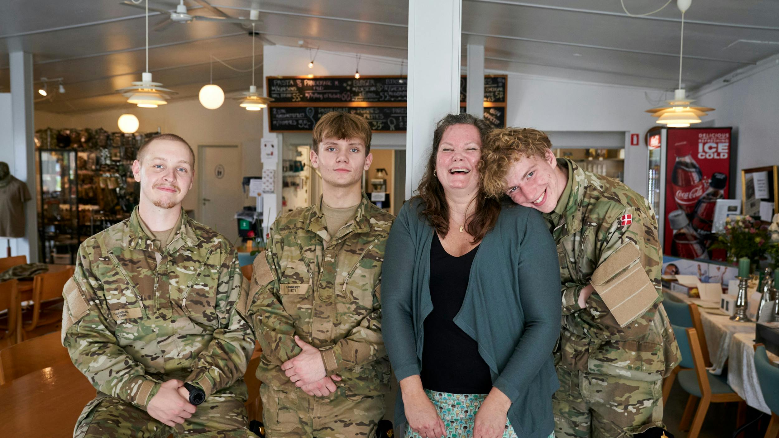 Anne Dorthe er reservemor på soldaterhjem