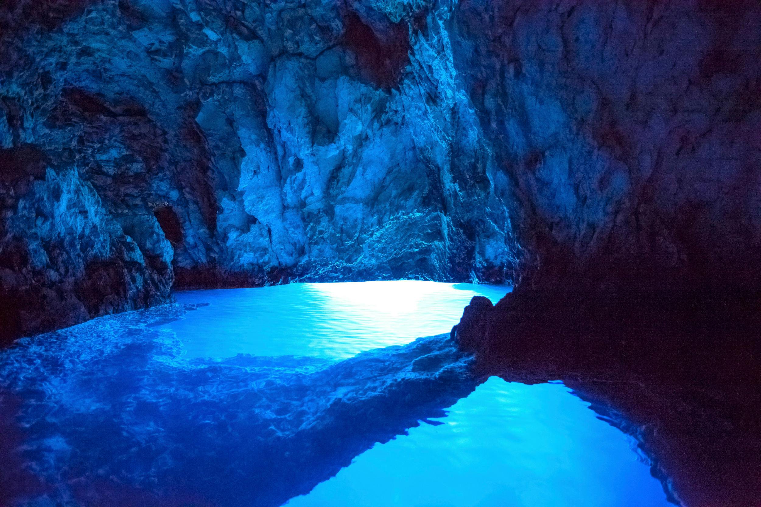 Grotte på Biševo-øen.