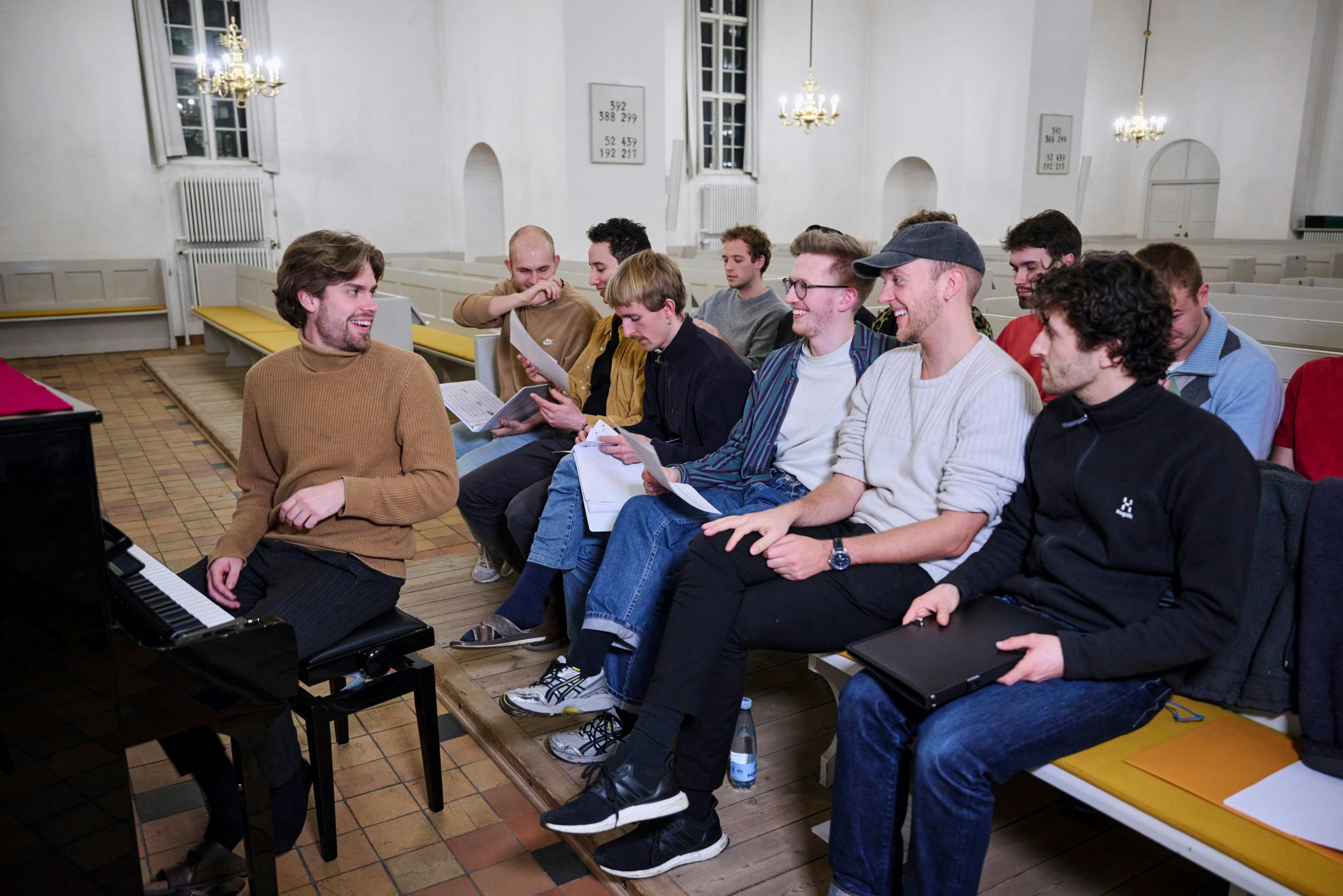 Koret øver hver mandag