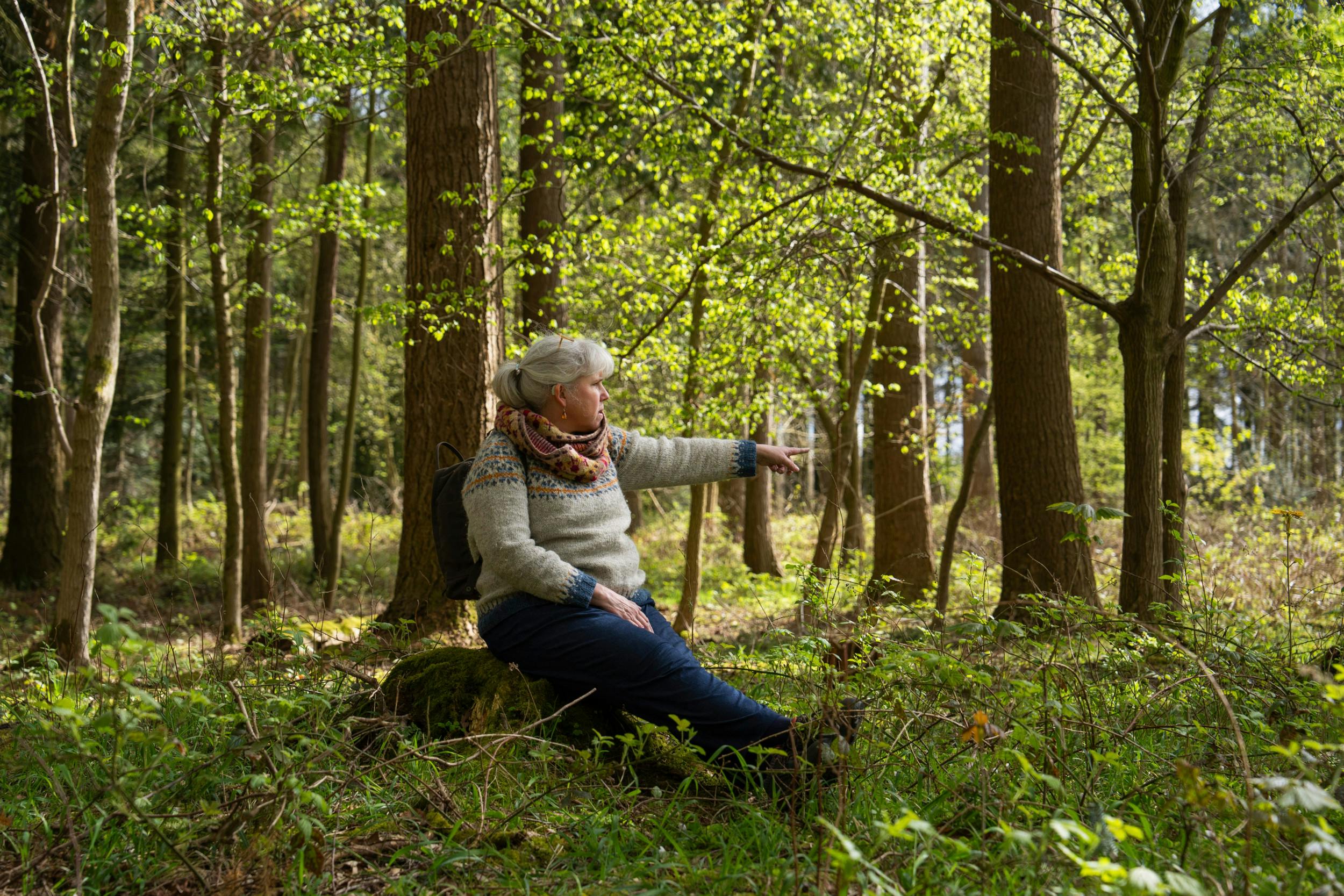 Susanne kalder skovbadning ”et givende frikvarter”.