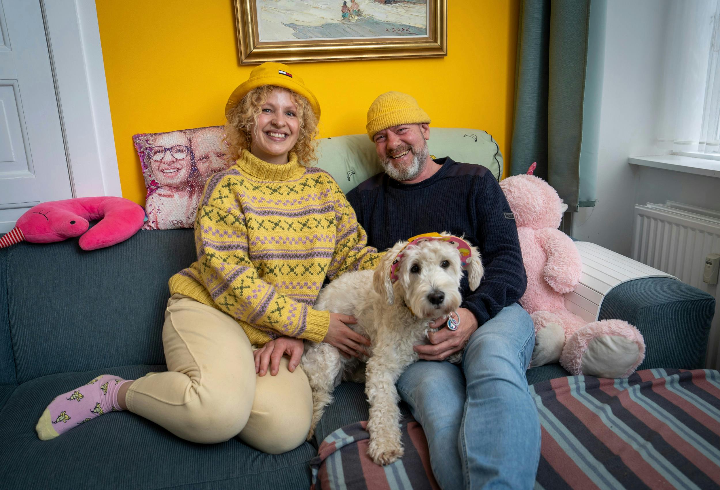 Mette og Michael bor sammen på Frederiksberg med deres labradoodle Totto på to år.