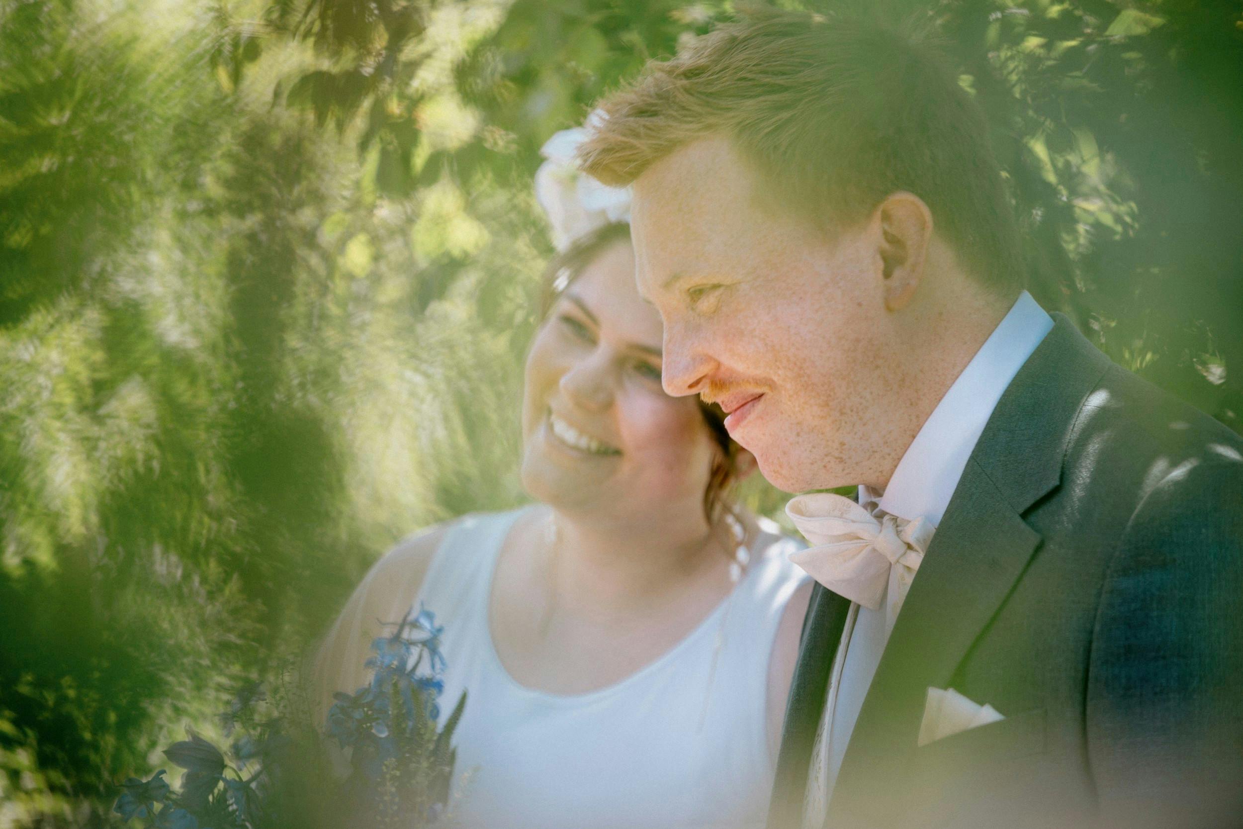 Christoffer og Laura blev viet for anden gang ved en humanistisk ceremoni.