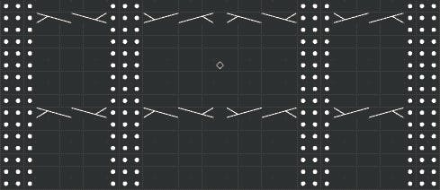 Lang slipover med snoninger diagram