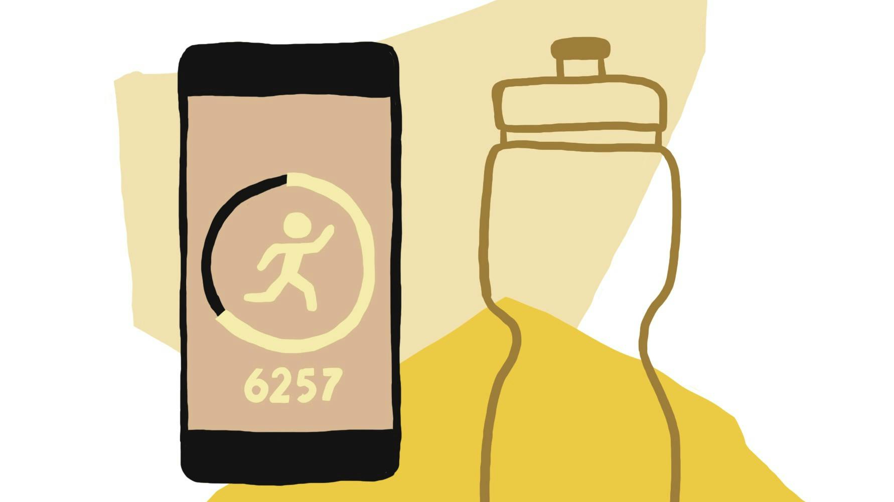 Illustration af løbetræning