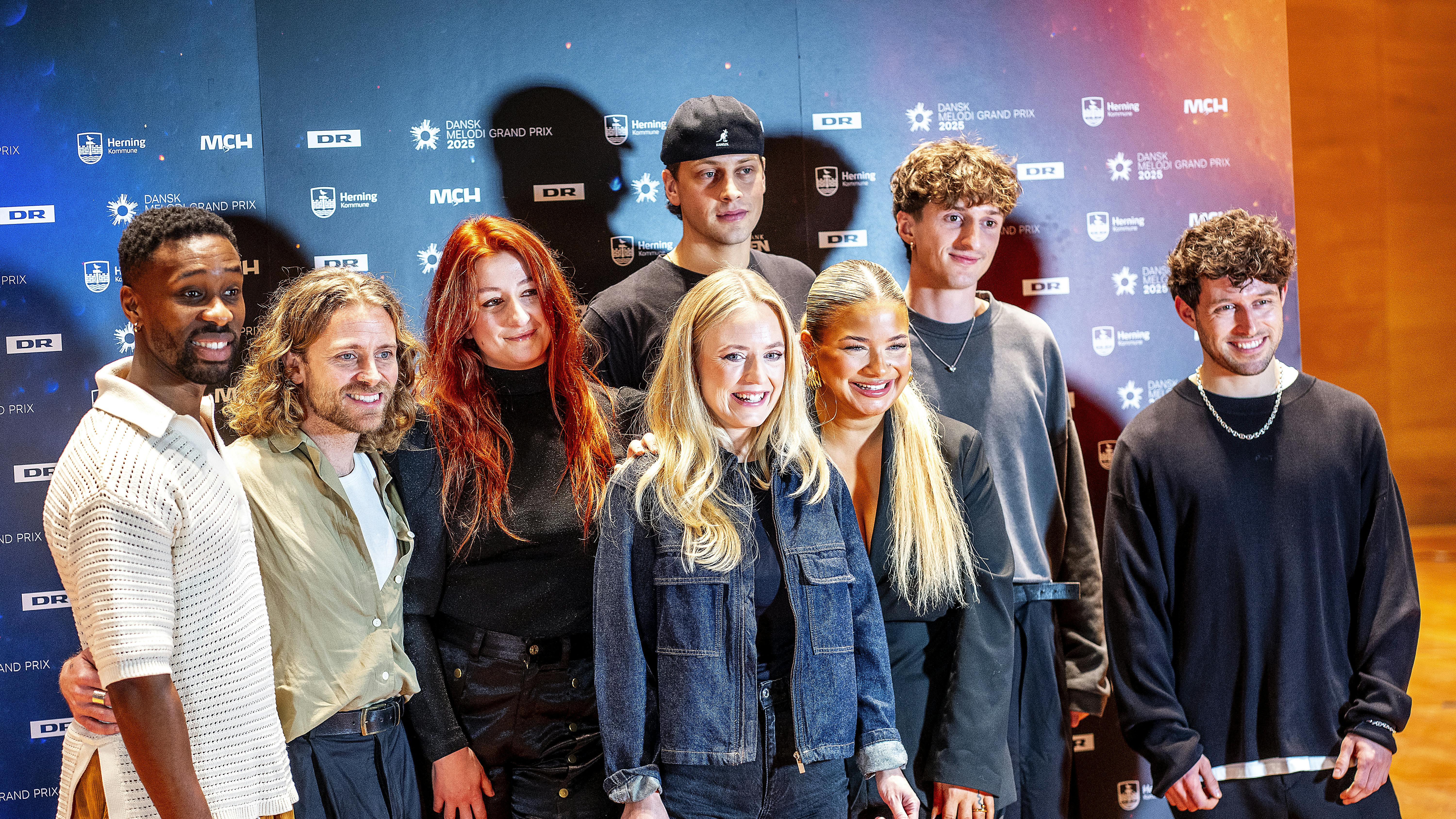 Pressemøde hos DR før Dansk Melodi Grand Prix 2025