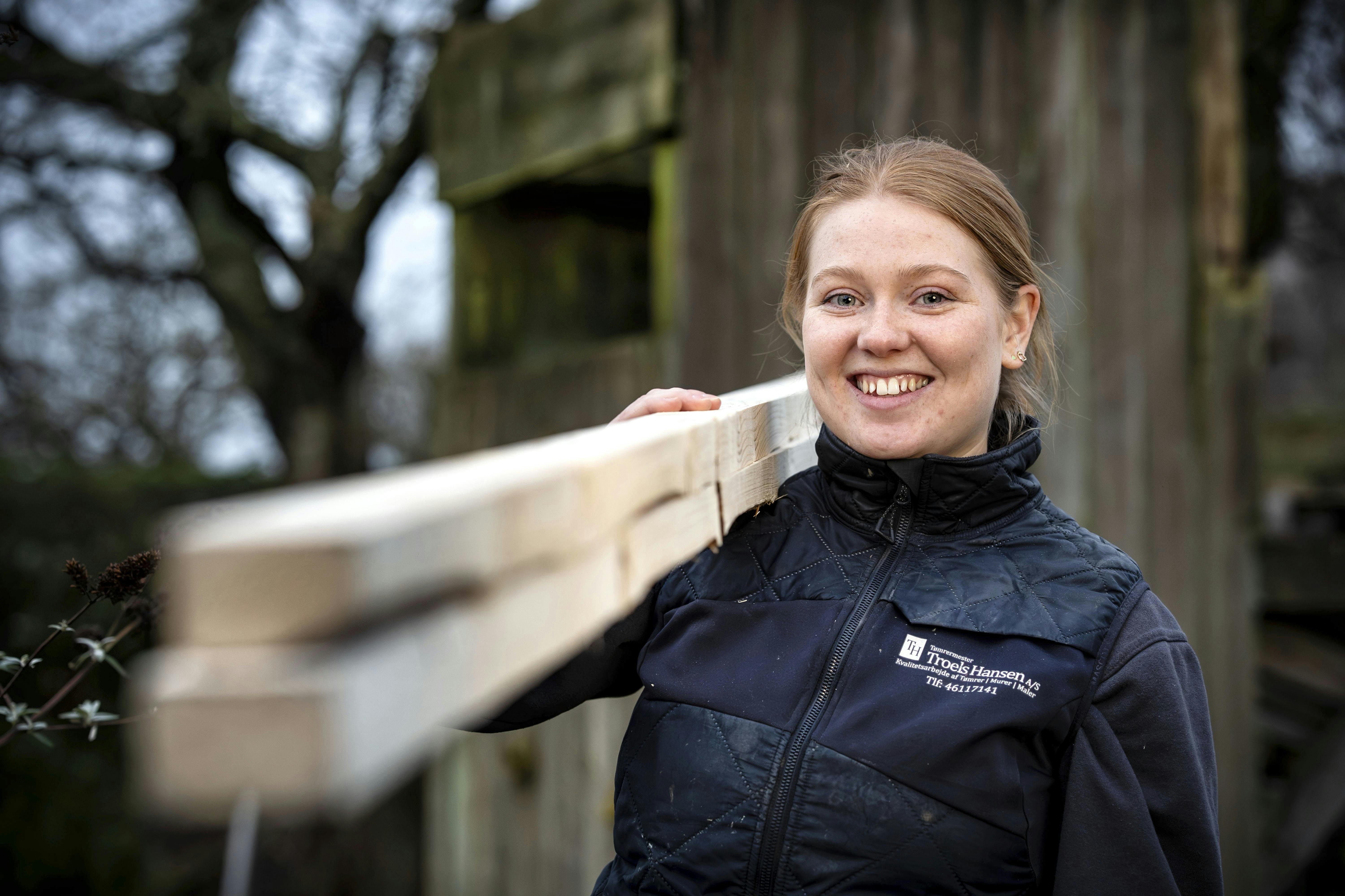 Interview med Juliane, som er tømrer.