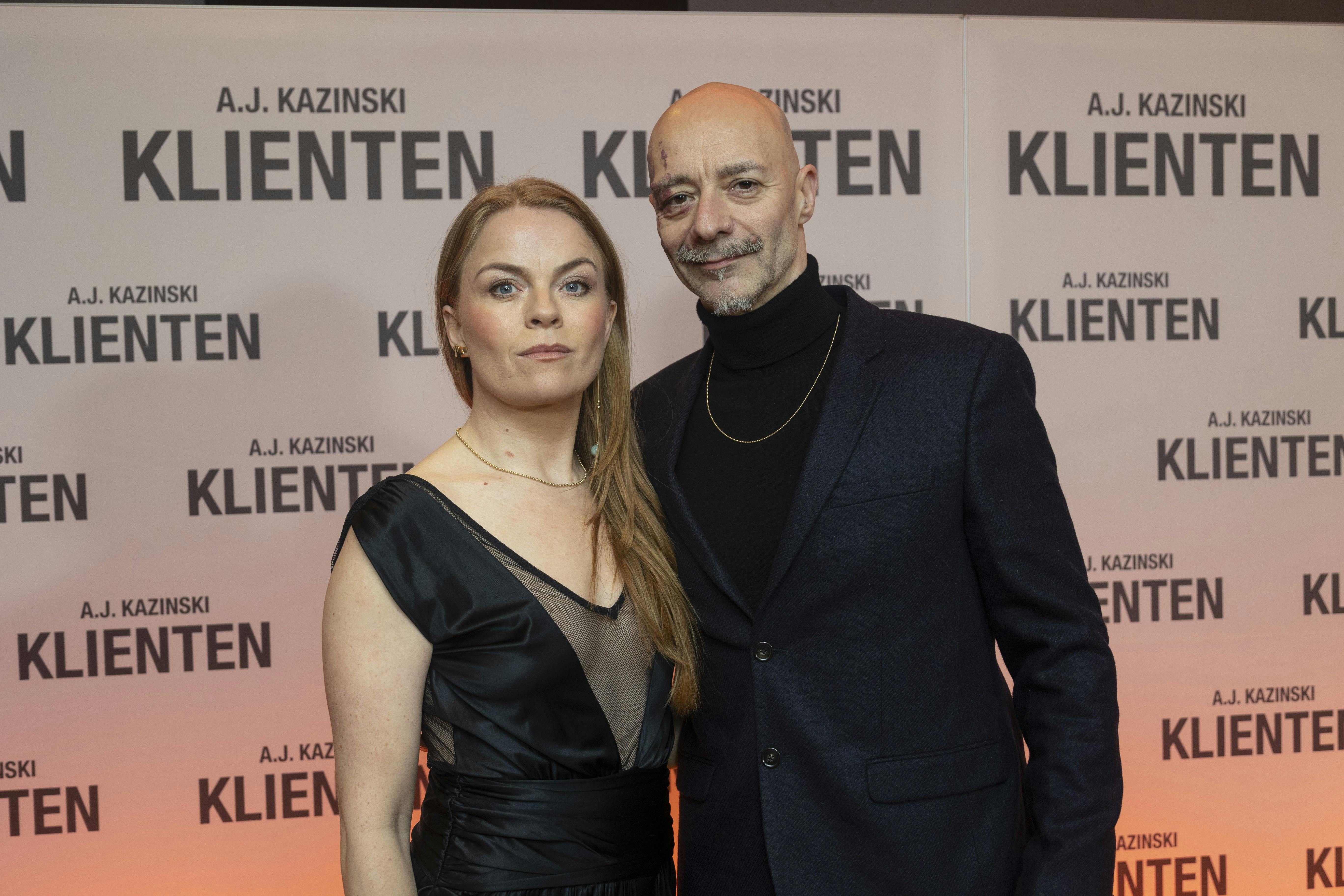 Jimmy Jørgensen og Signe Egholm Olsen til filmpremiere på "Klienten"