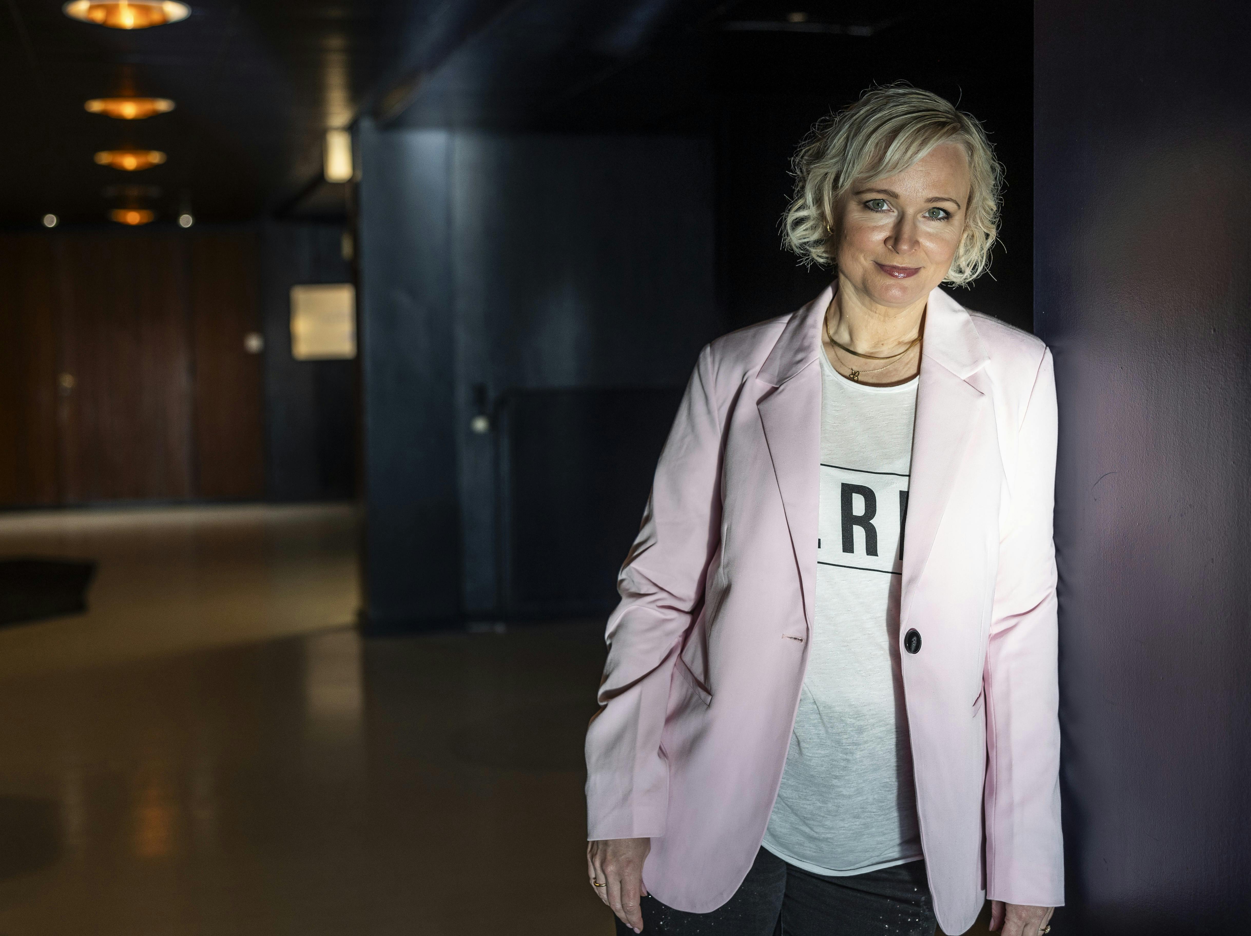 Skuespiller Vicki Berlin i realityprogrammet "Spillet" på TV 2