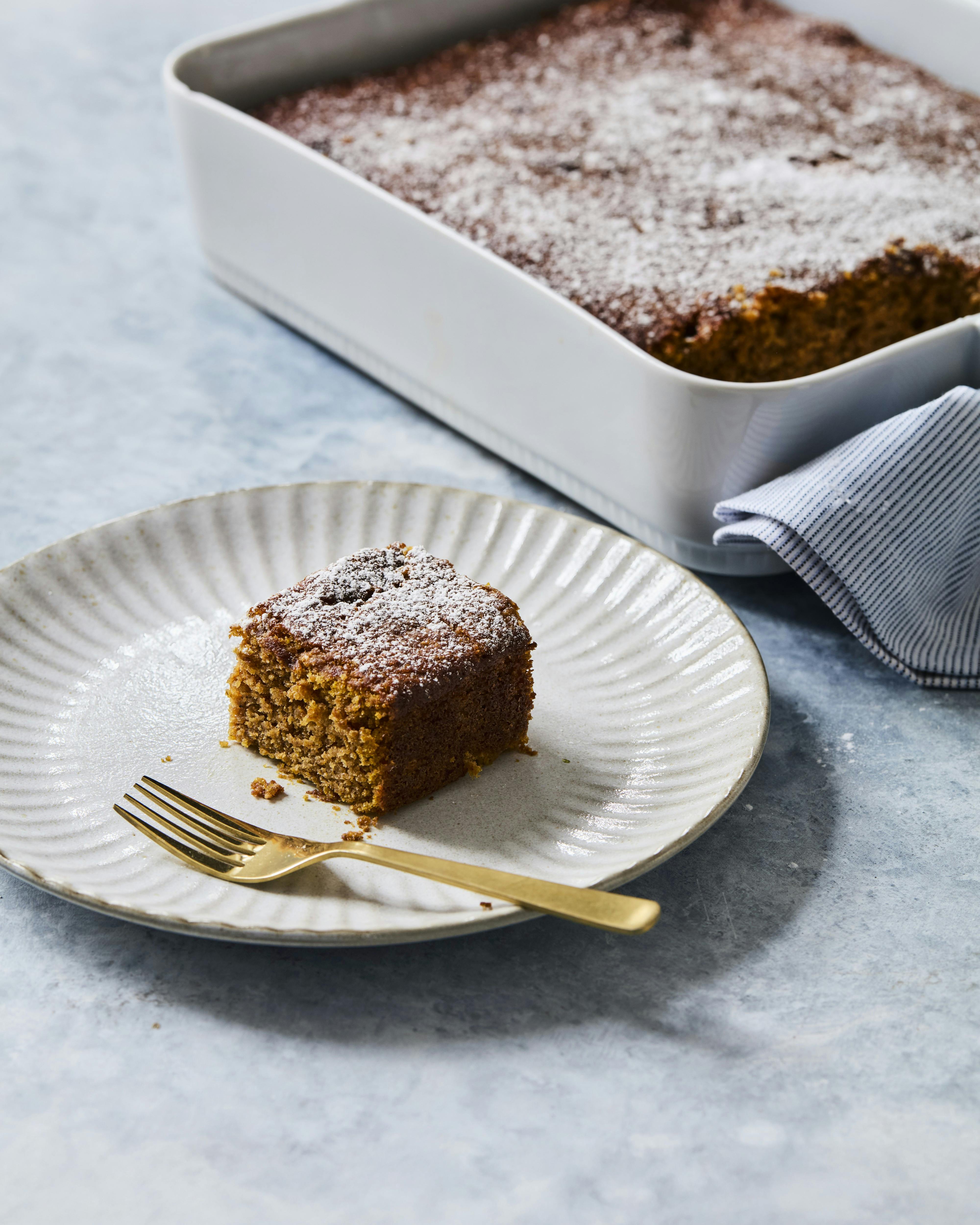 Græskarkage med fuldkornshvedemel