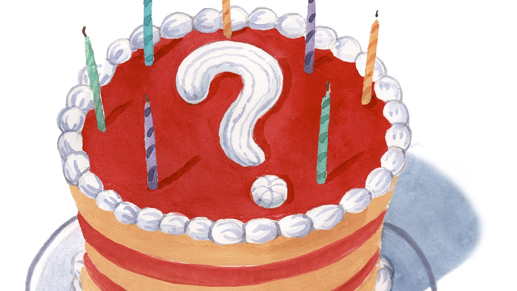 fødselsdagskage med lys