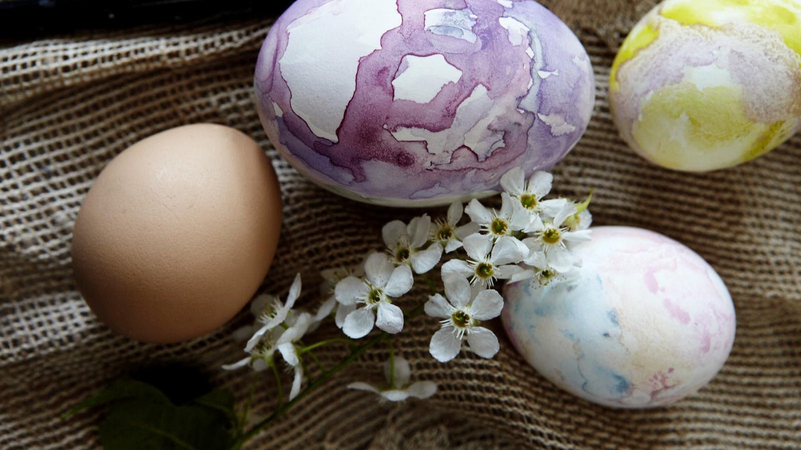 Malede påskeæg