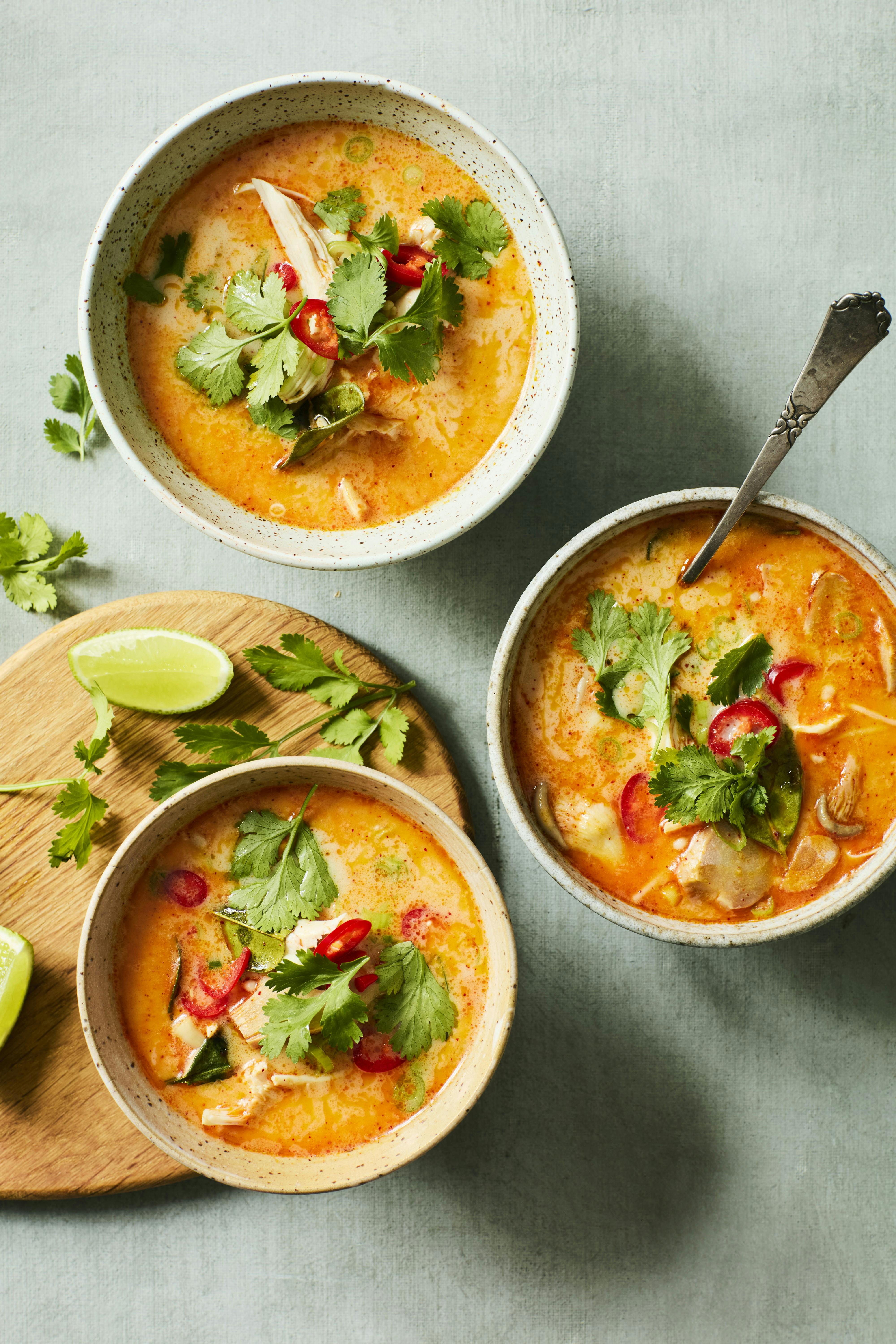 Kokos-kyllinge-suppe