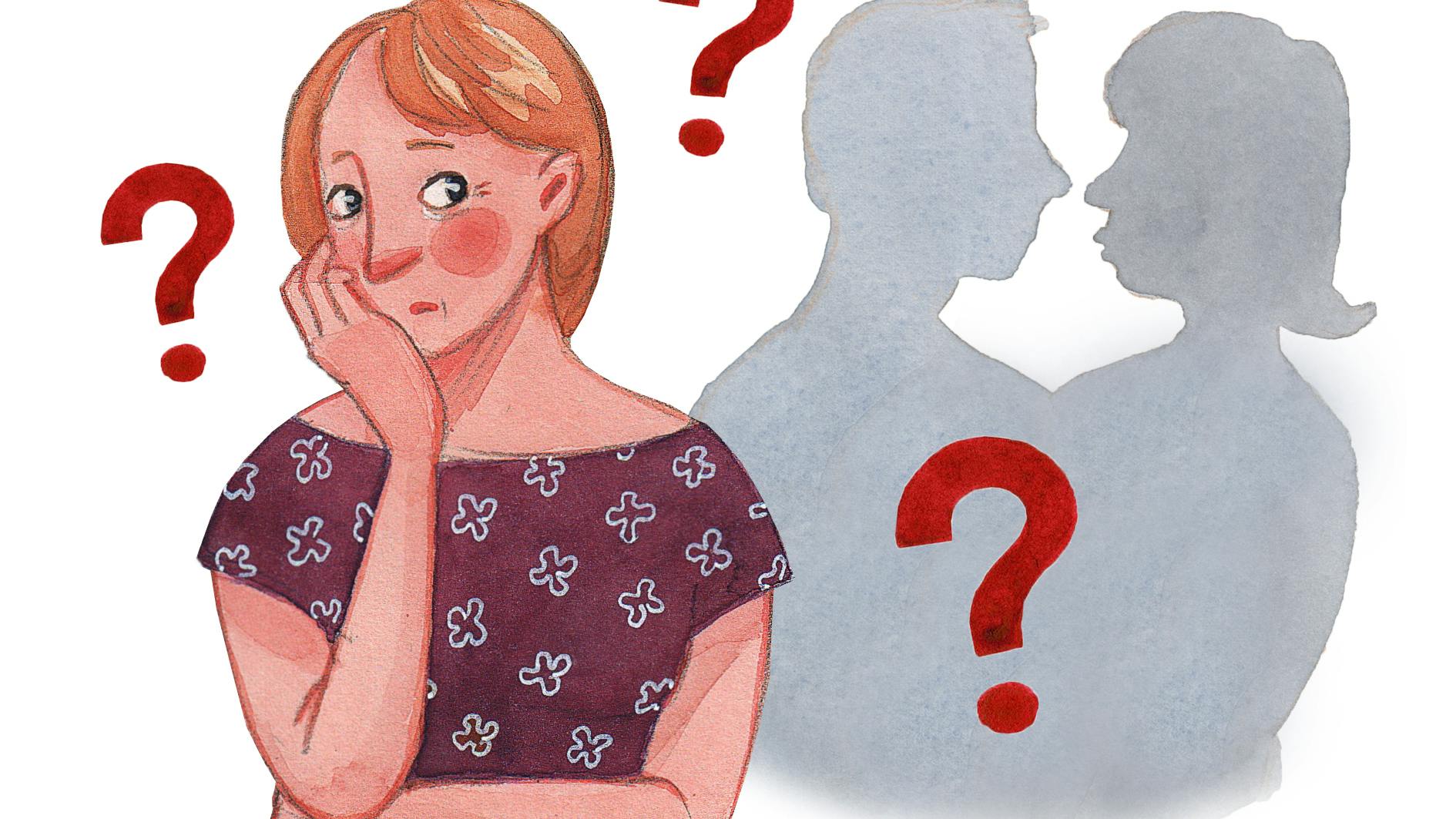 Kvinder der er i tvivl.