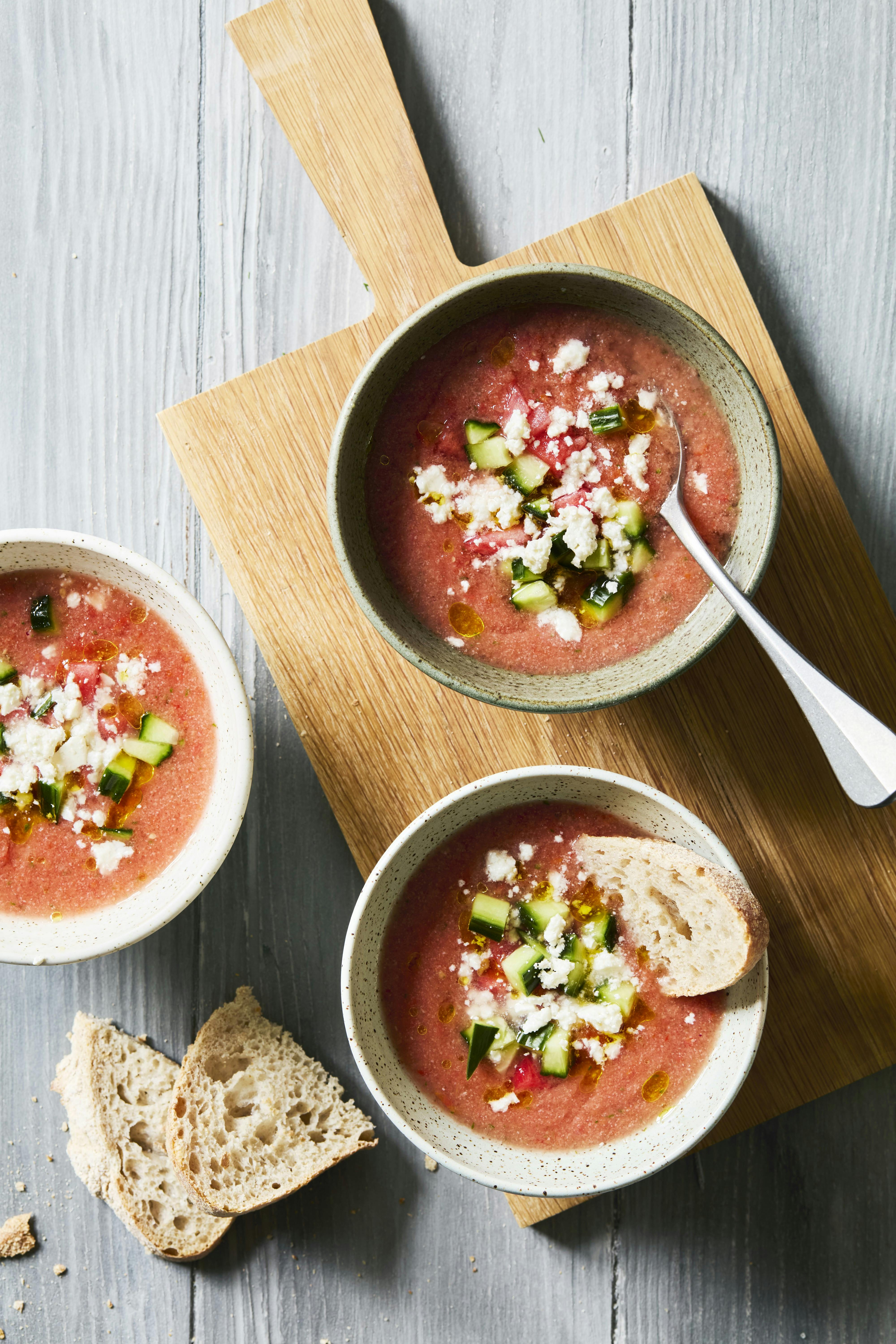 Gazpacho med vandmelon