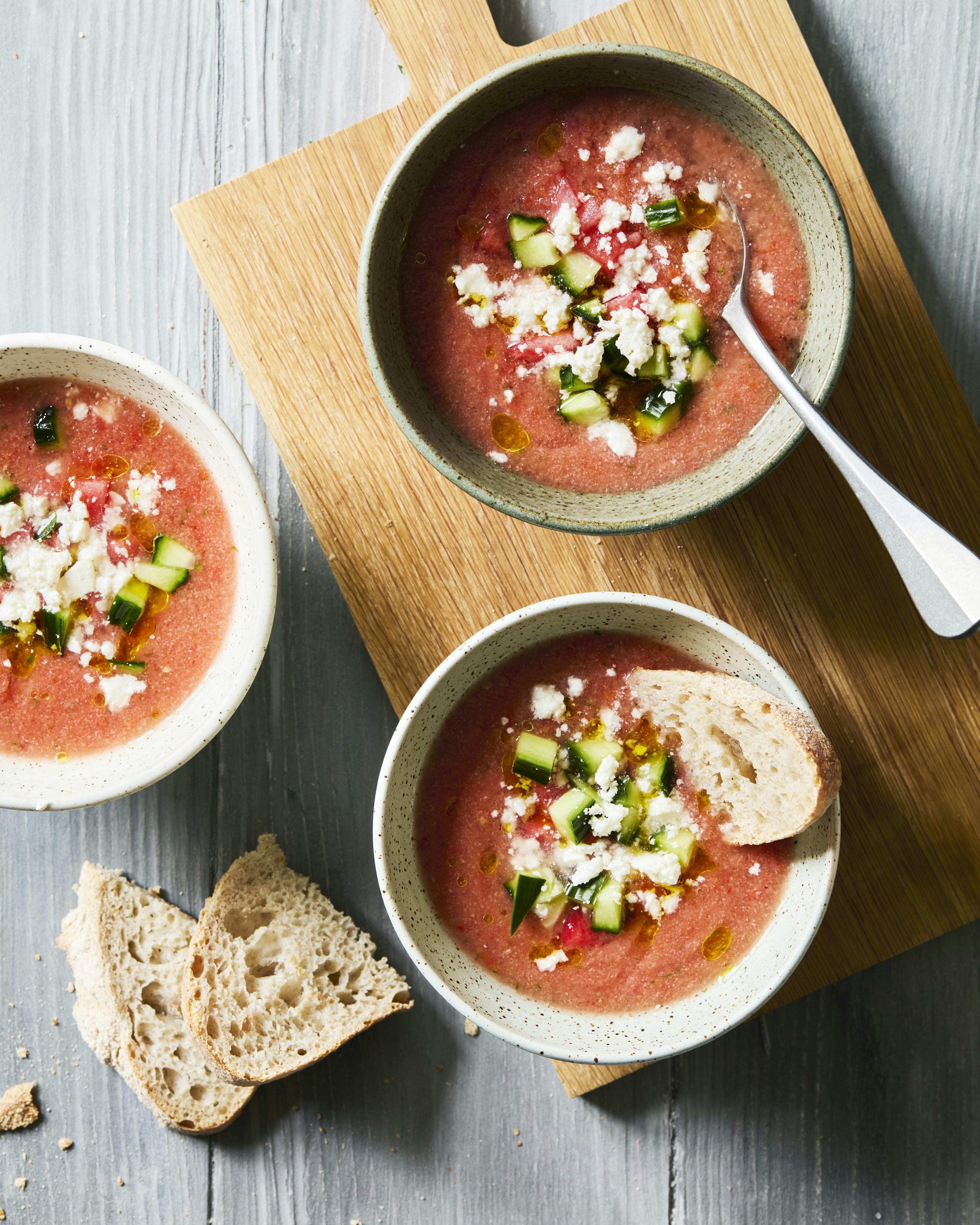 Gazpacho med vandmelon