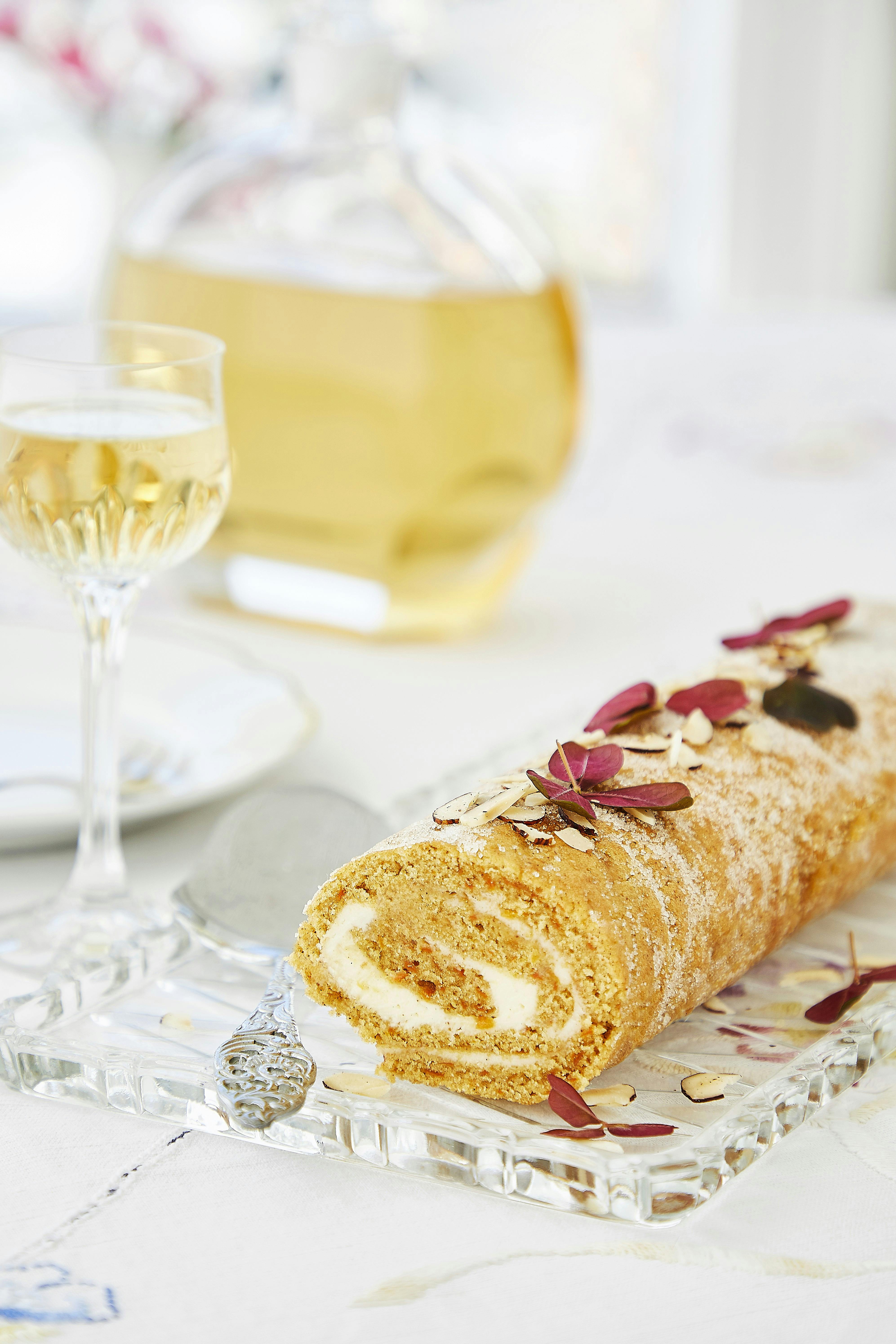 Gulerodsroulade med smørcreme