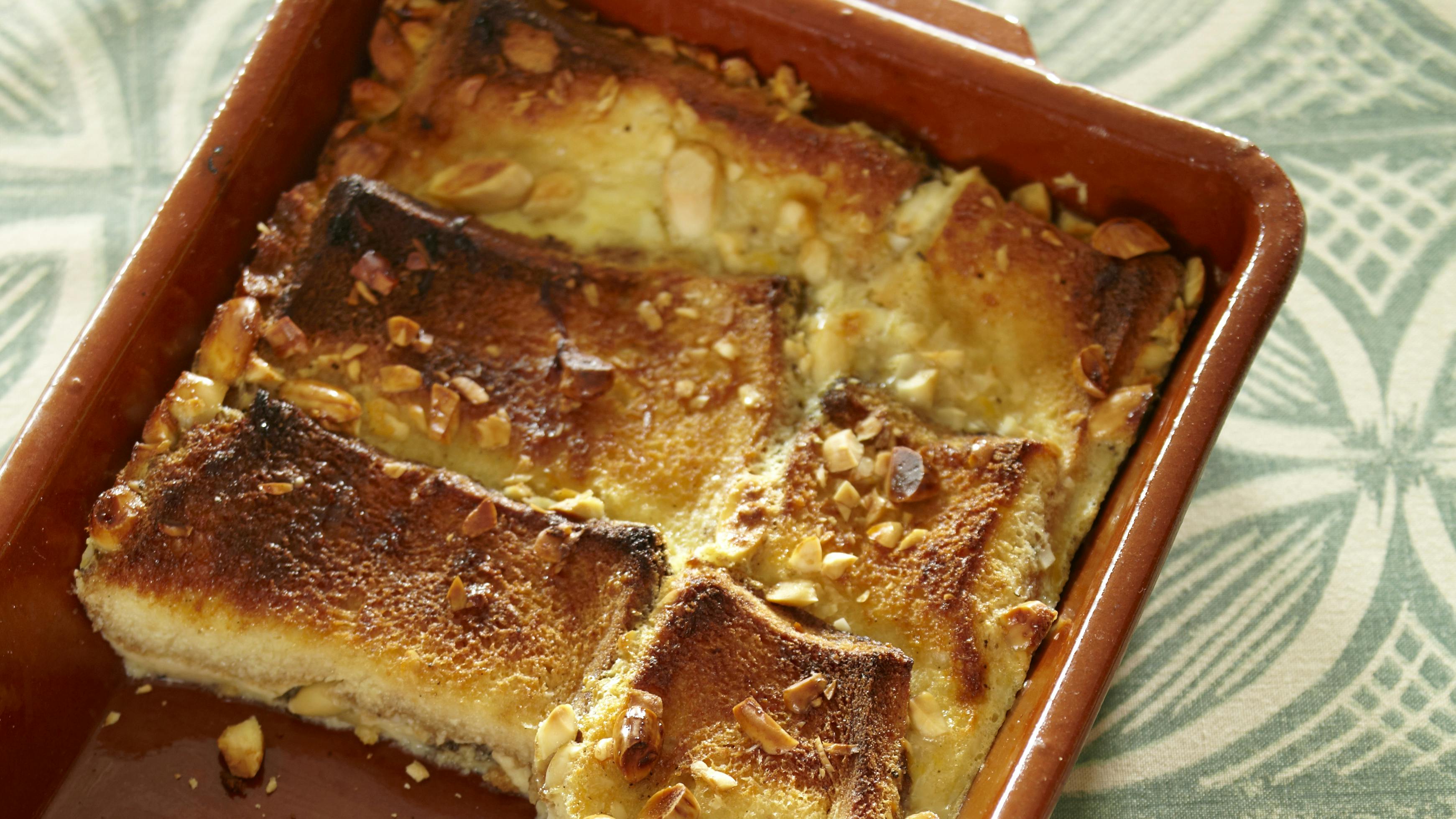 Engelsk bagt brødbudding