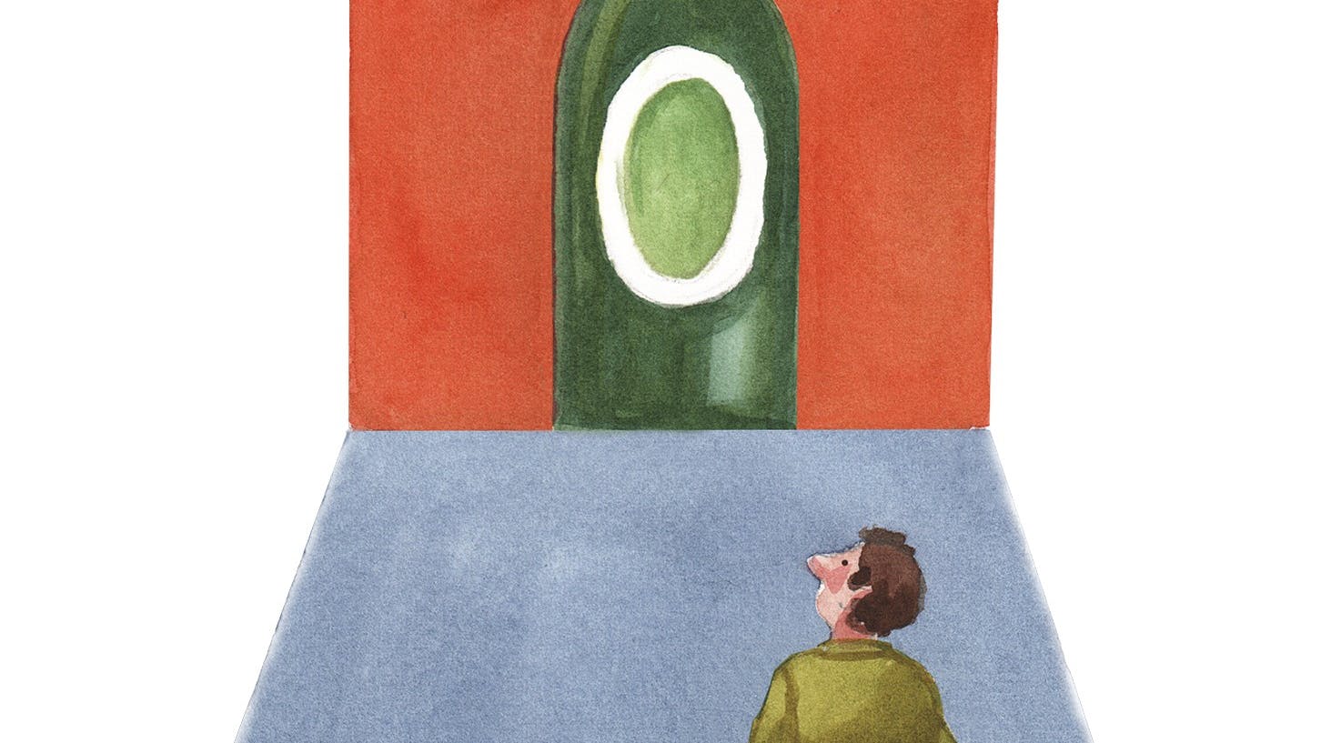 Man der kigger mod hus