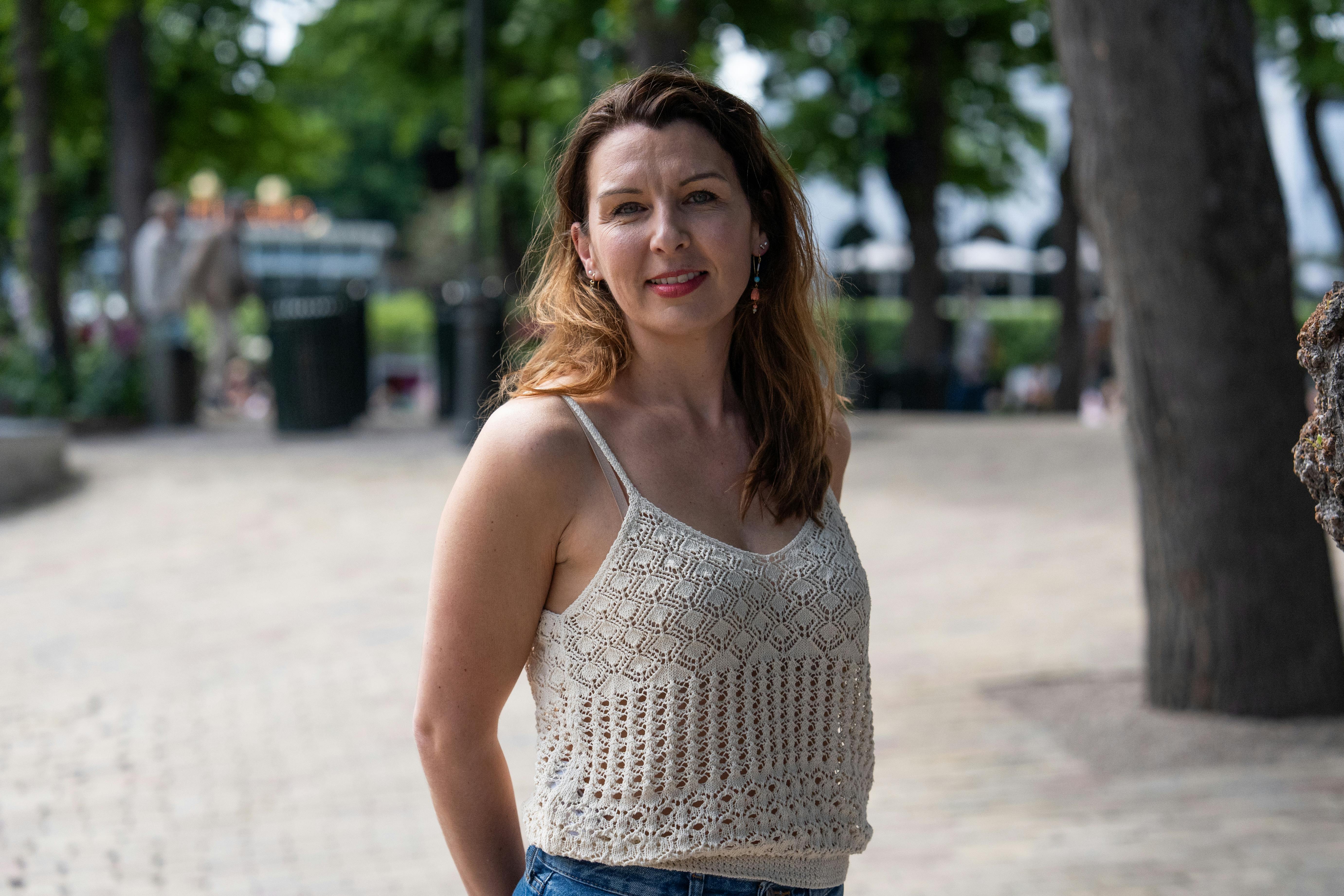  Skuespiller Rikke Bilde fotograferet i Tivoli, København