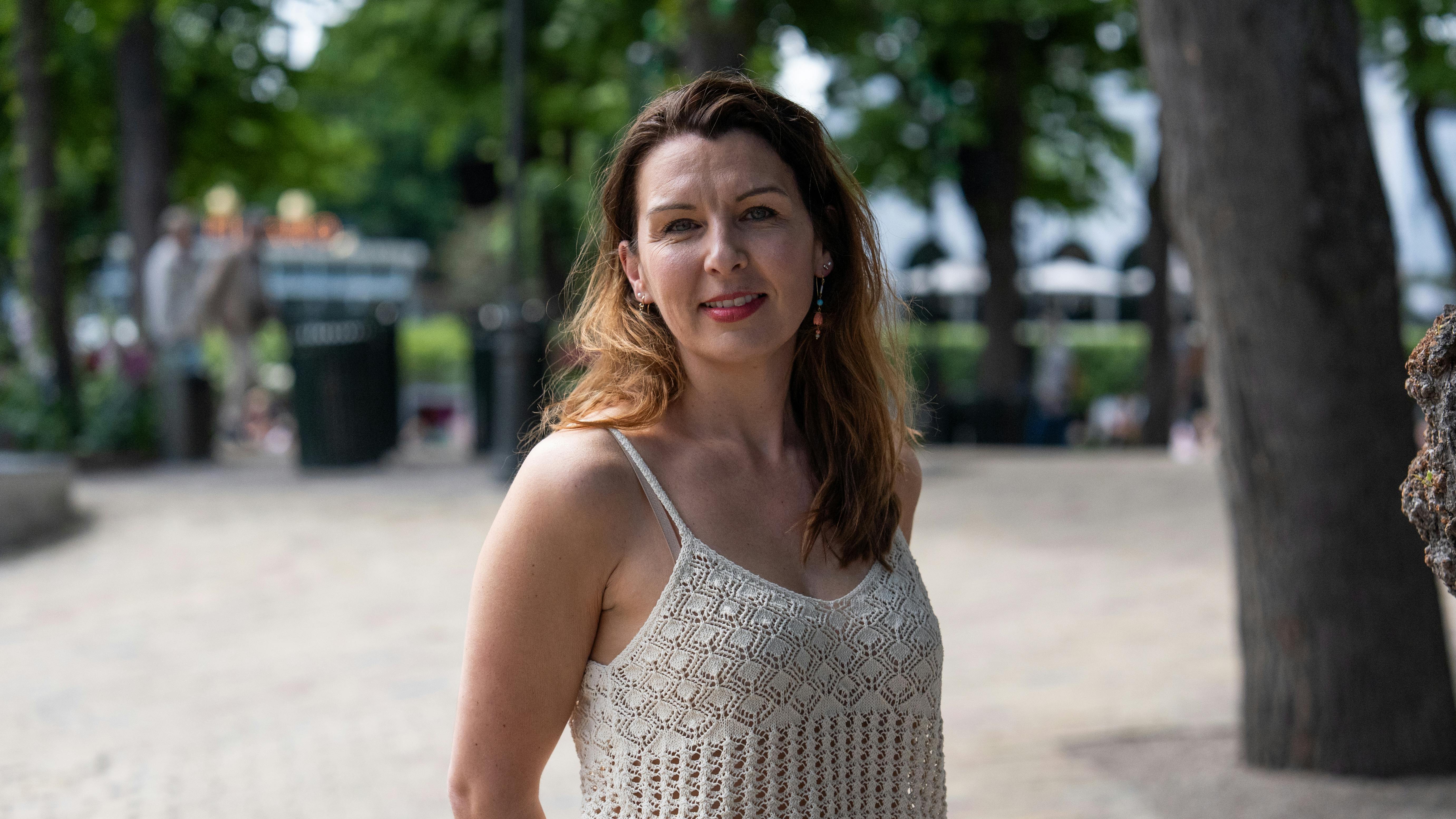 Skuespiller Rikke Bilde fotograferet i Tivoli, København