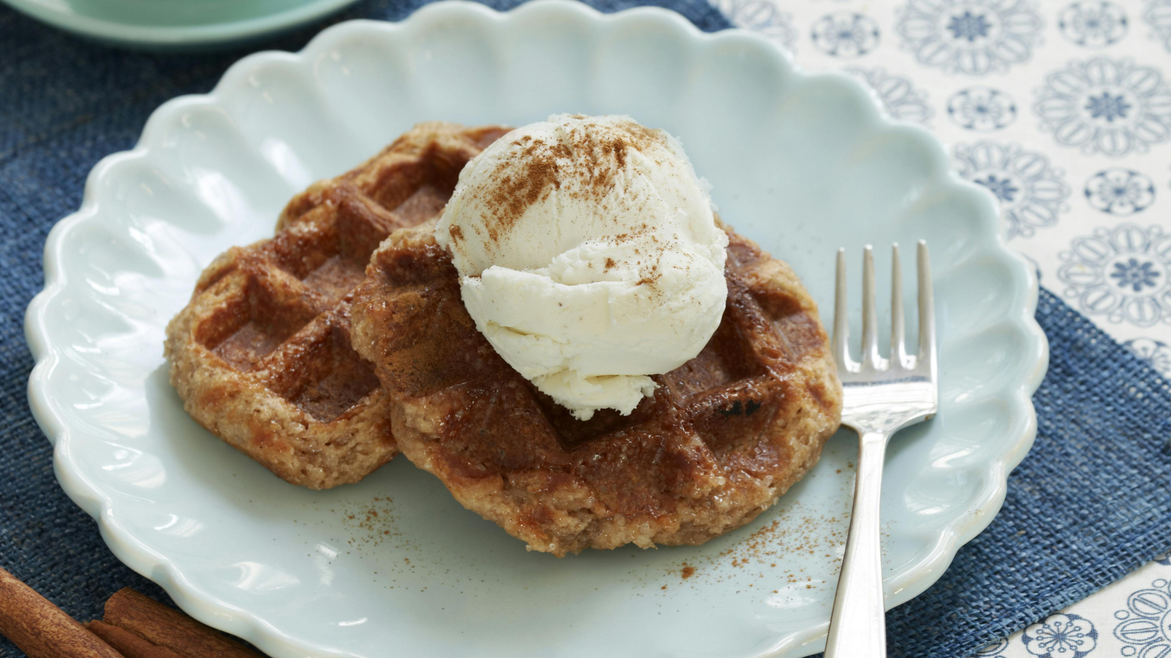 Gratis opskrift på belgiske vafler med kanel