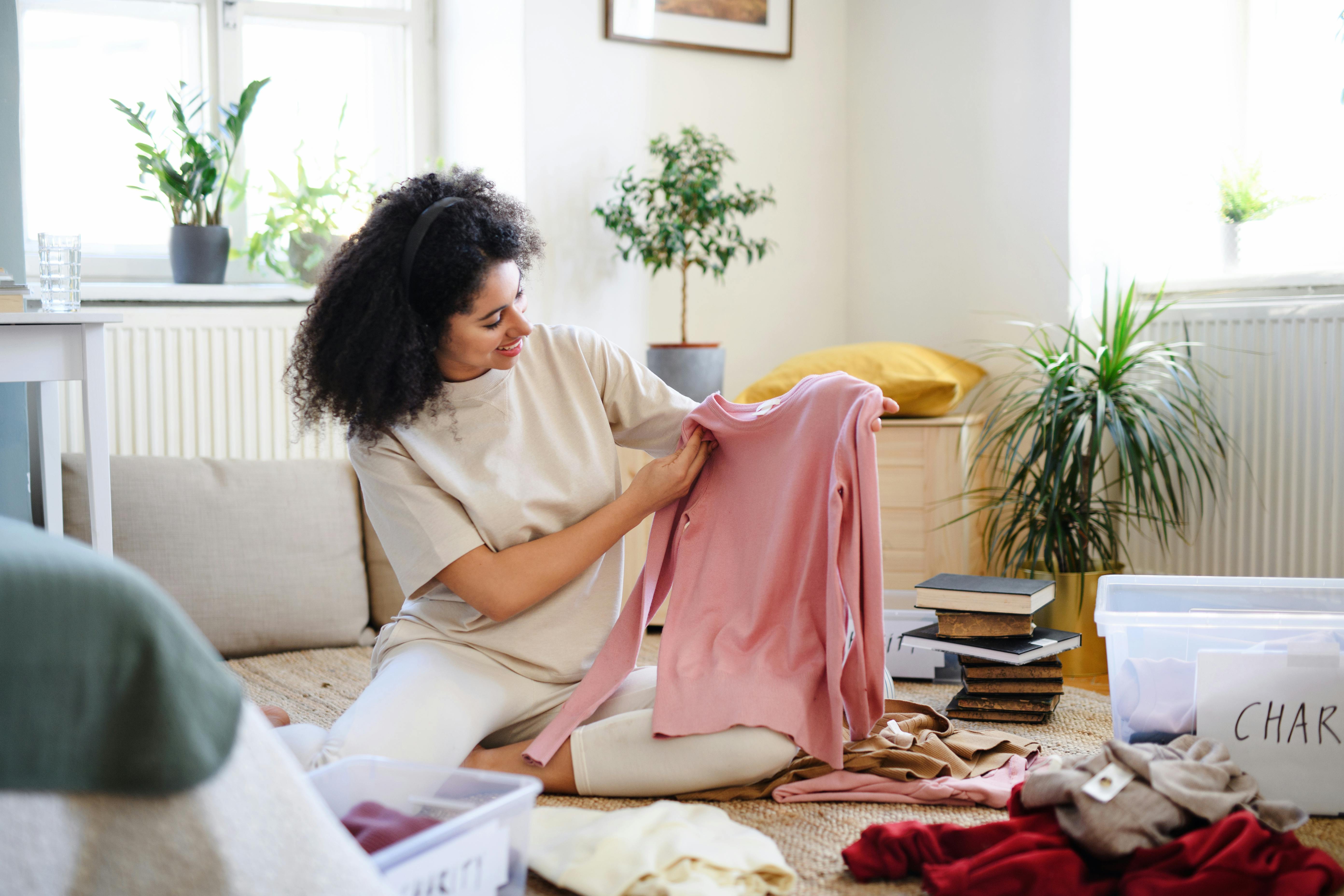 Sortere ting i din garderobe