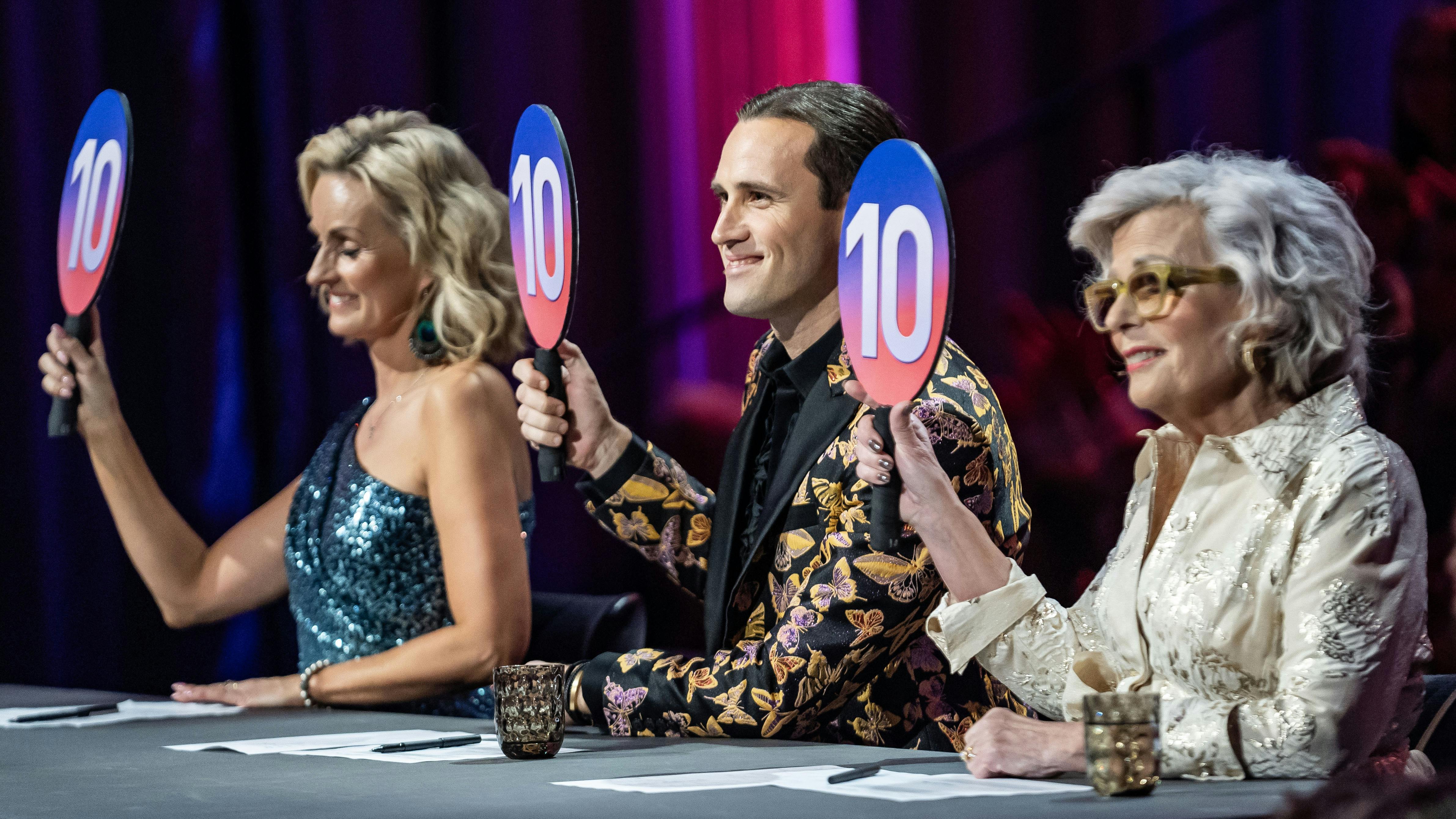 Dommerne i "Vild med dans" 2024: Marianne Eihilt, Sonny Fredie-Pedersen og Lene James Mikkelsen