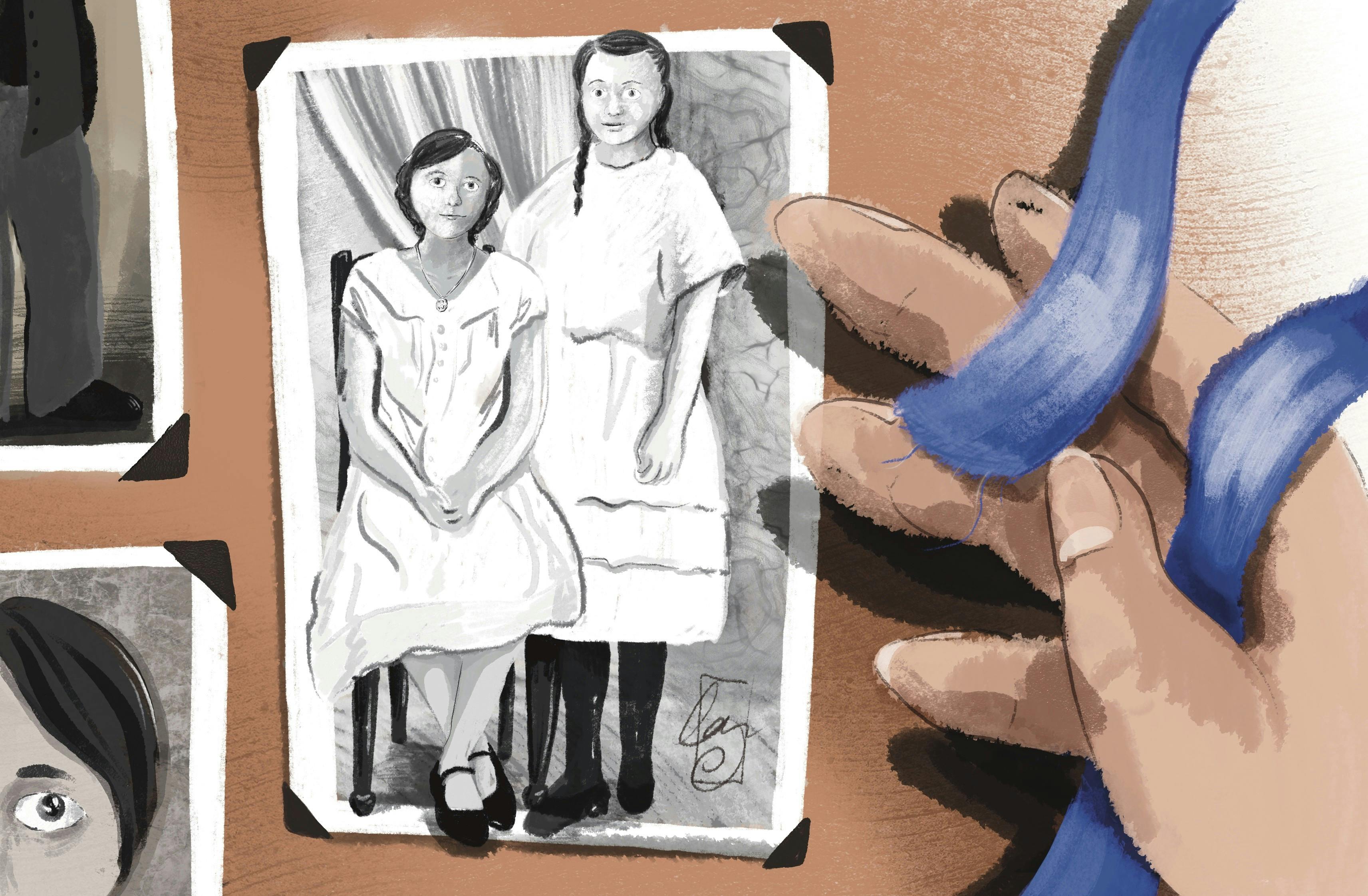 Et gammelt konfirmationsbillede 