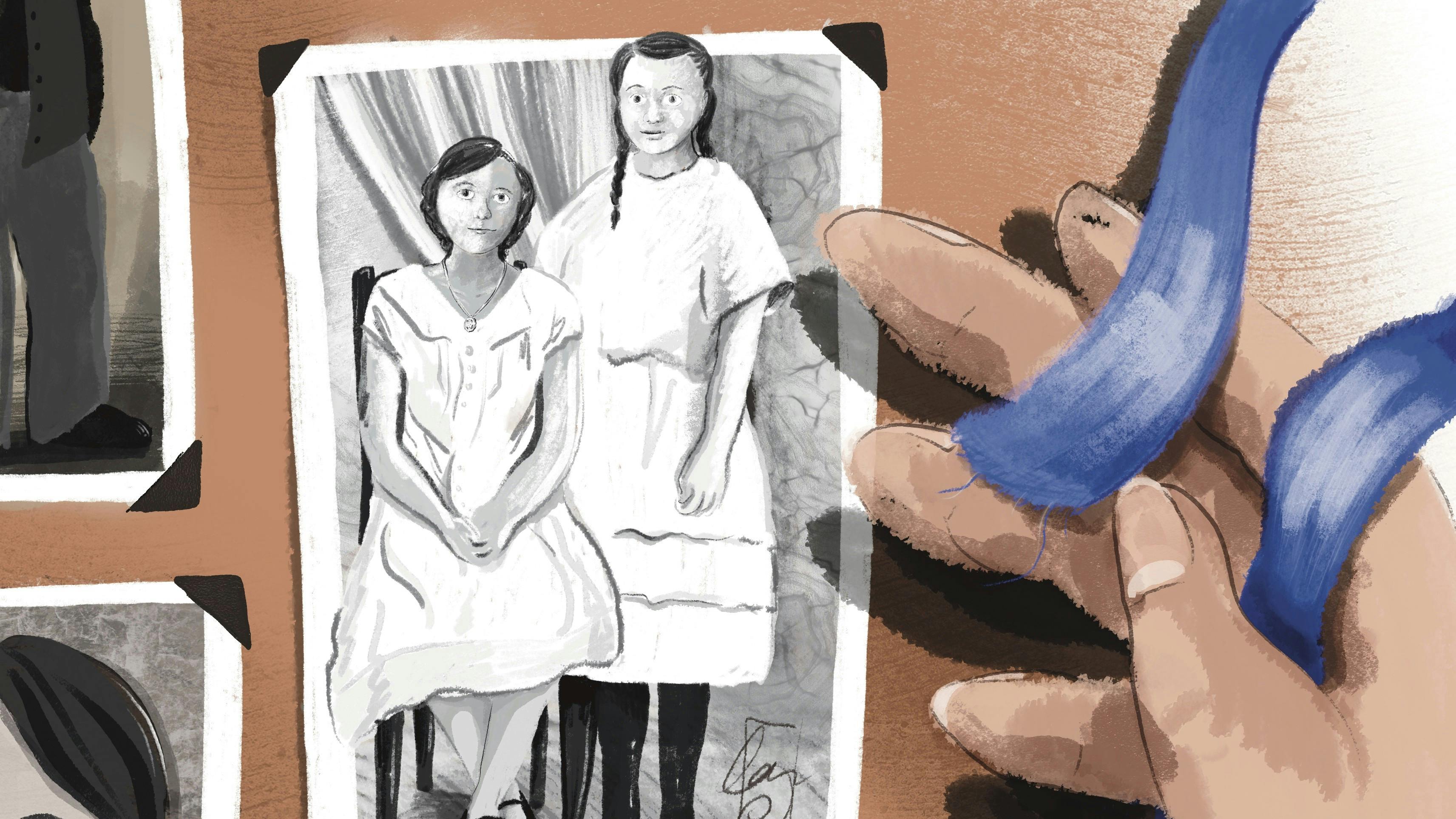 Et gammelt konfirmationsbillede