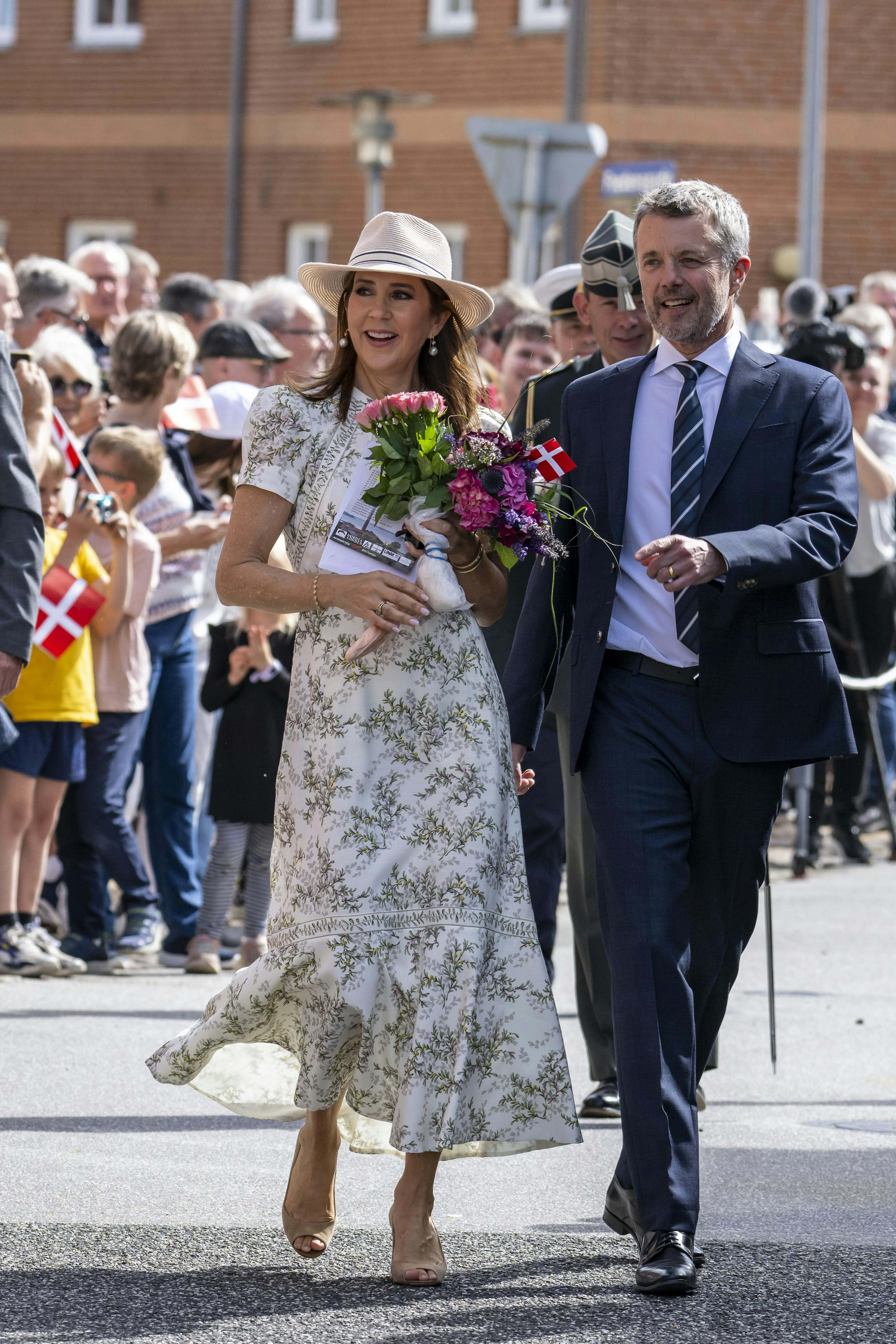 Kong Frederik og Dronning Mary på Gråsten Slot 