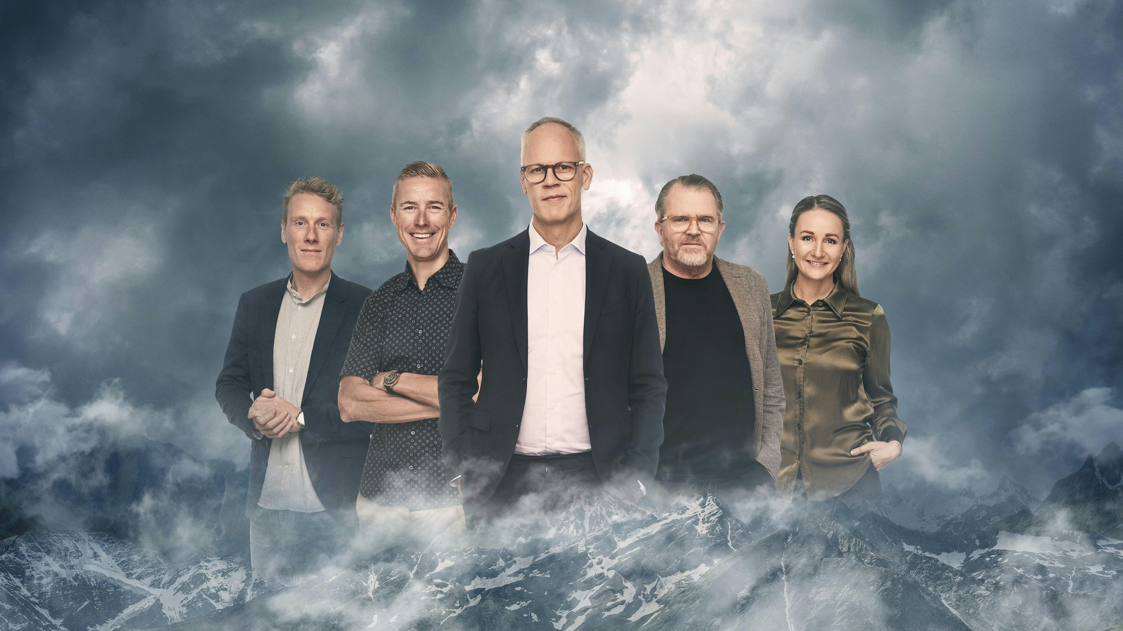 Dennis Ritter, Rolf Sørensen, Christian Moberg, Emil Vinjebo og Stine Bjerre Mortensen er alle med på holdet og på skærmen, når TV 2 dækker Tour de France 2025.