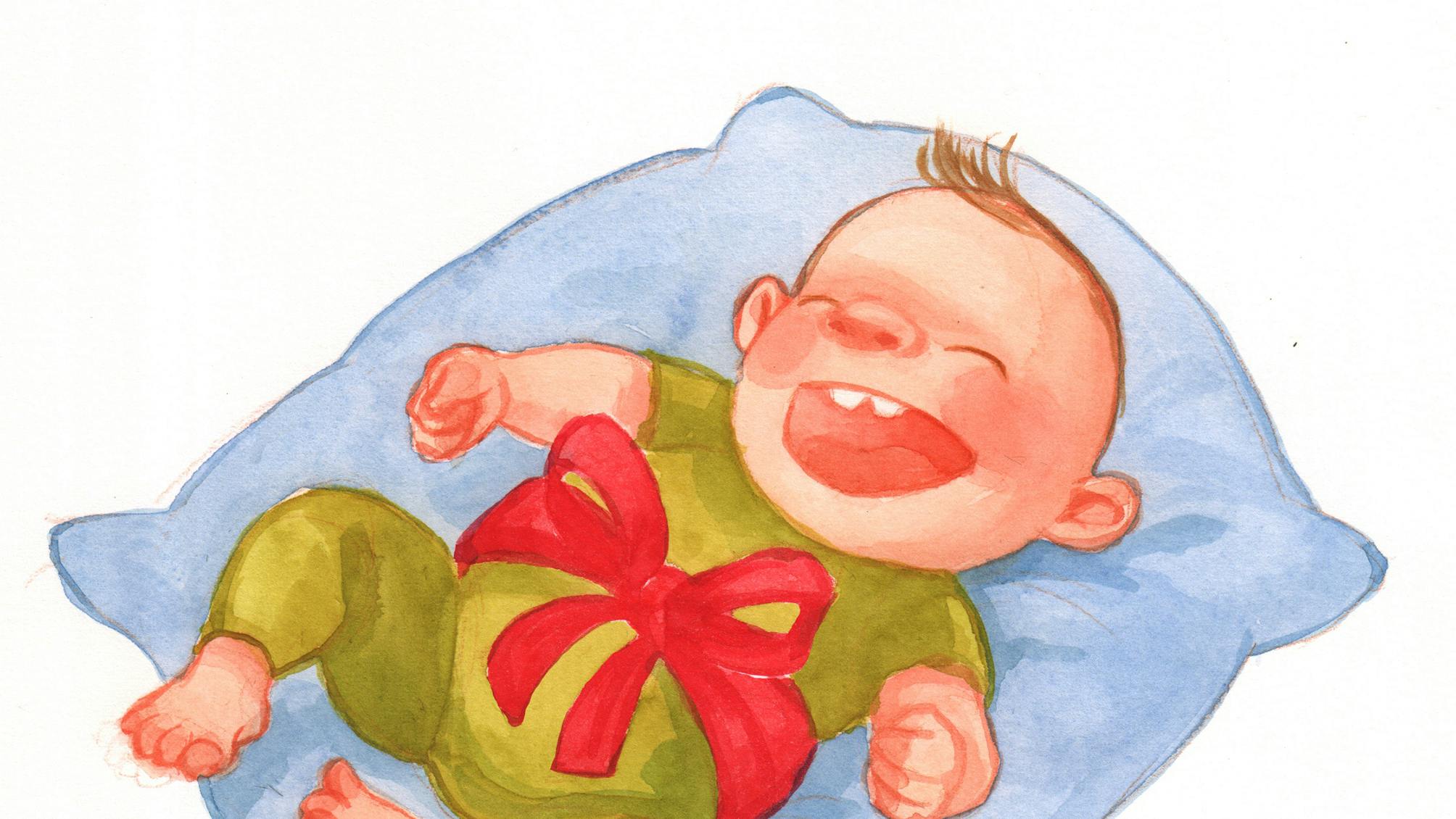 Tegning af baby