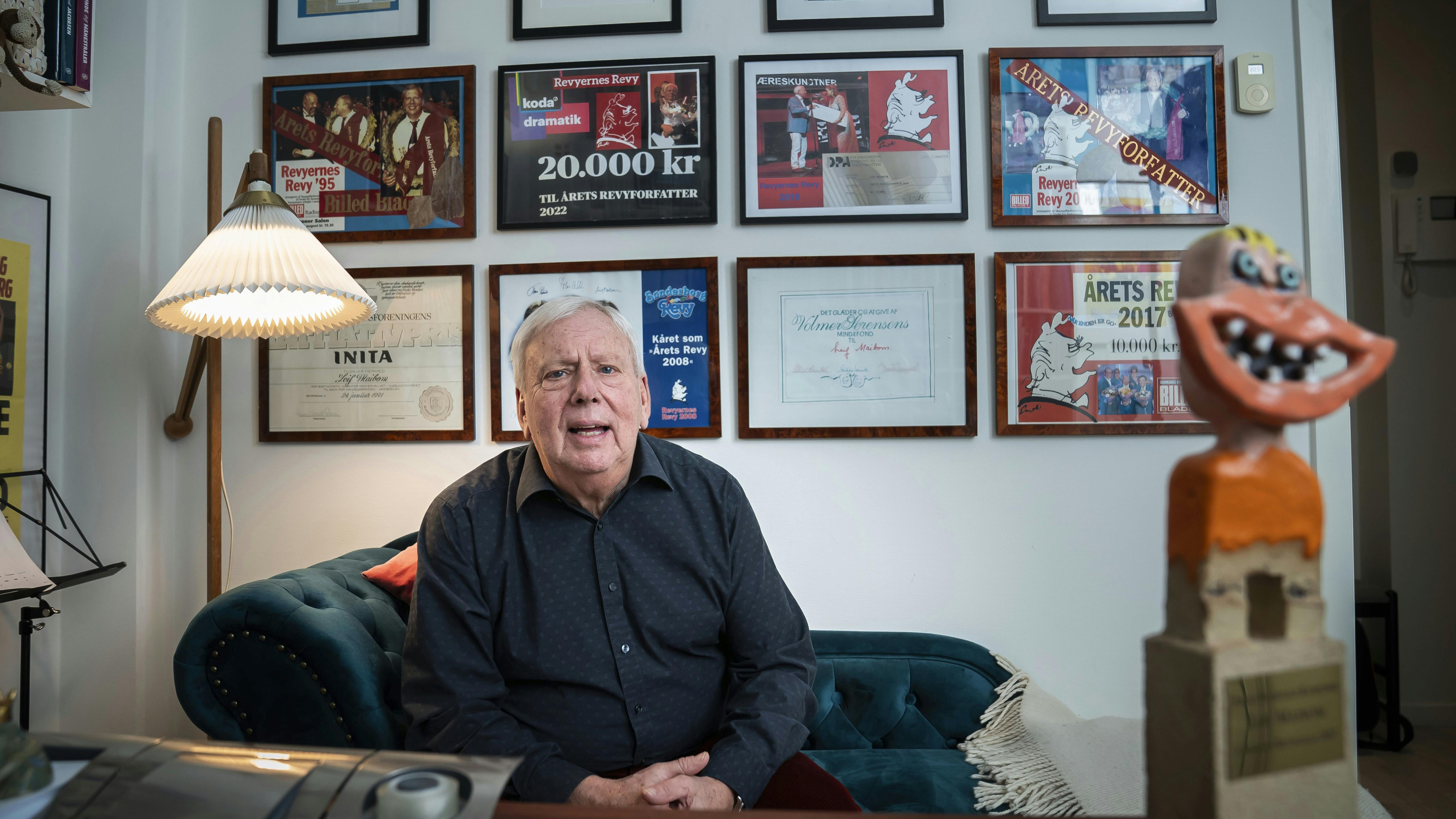 Leif Maibom, entertainer, revyforfatter og tidligere direktør for Sønderborg Sommmer Revy Show