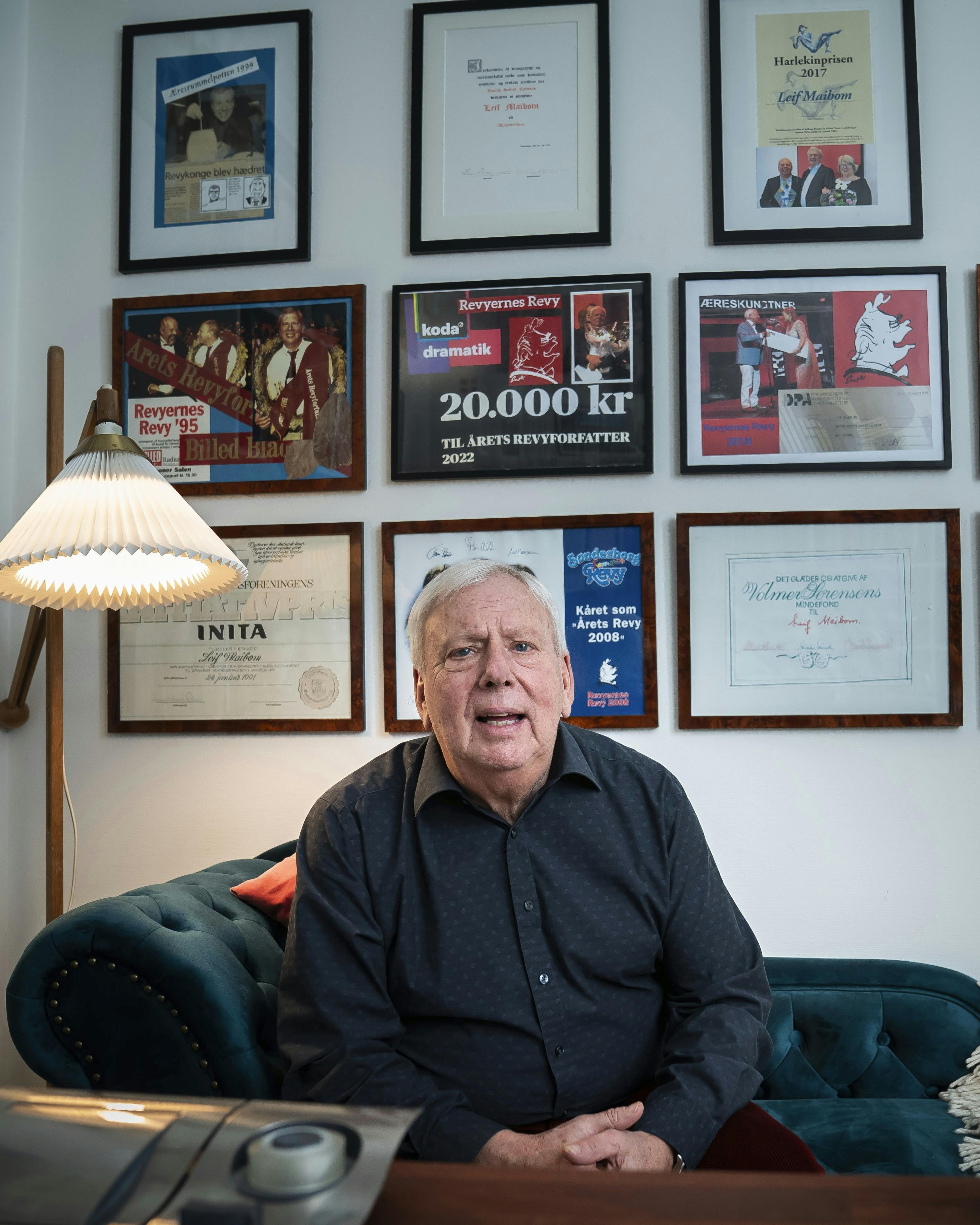 Leif Maibom, entertainer, revyforfatter og tidligere direktør for Sønderborg Sommmer Revy Show
