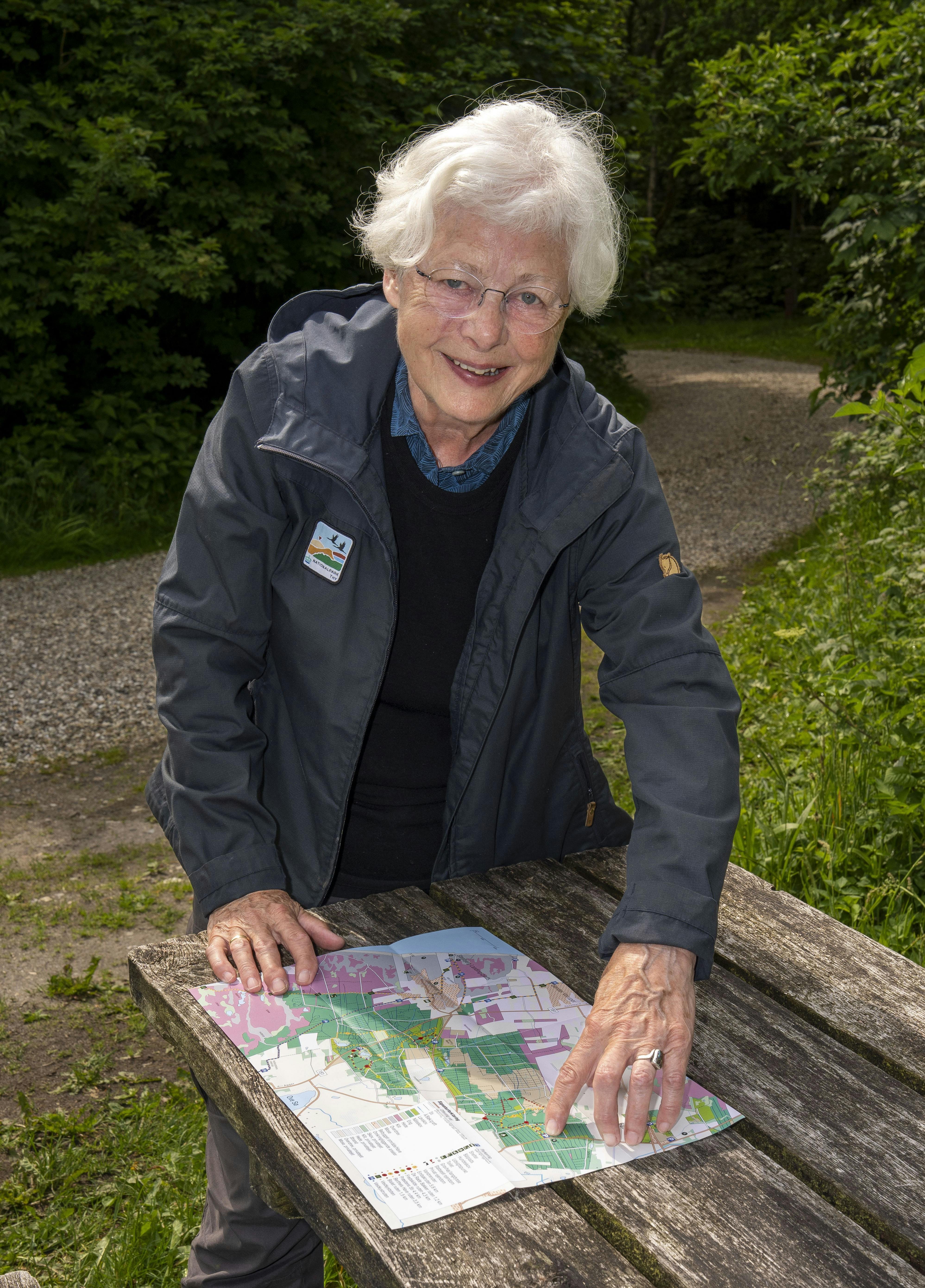 Stien, som Jens og Else har adopteret, ligger i Stenbjerg Klitplantage, der er en del af Nationalpark Thy.