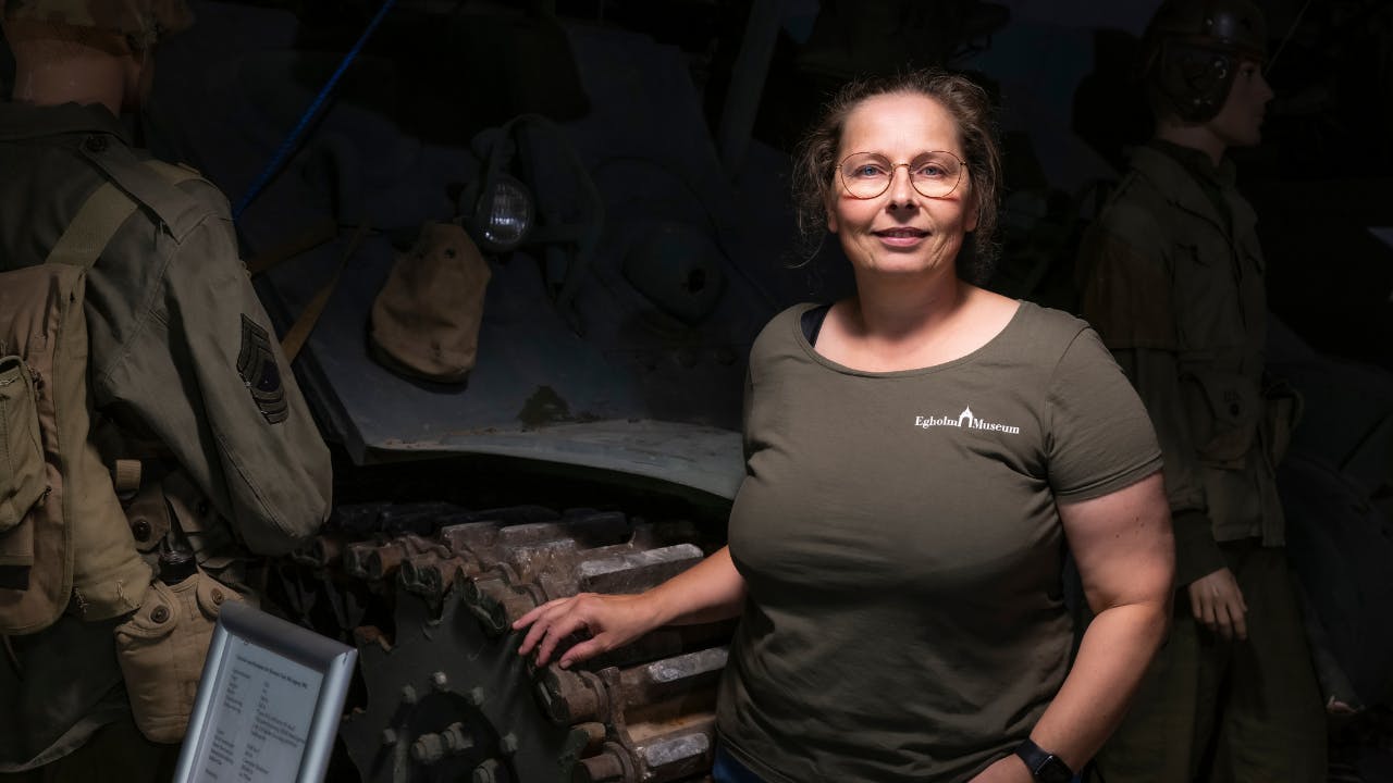 Veteraner drikker kaffe