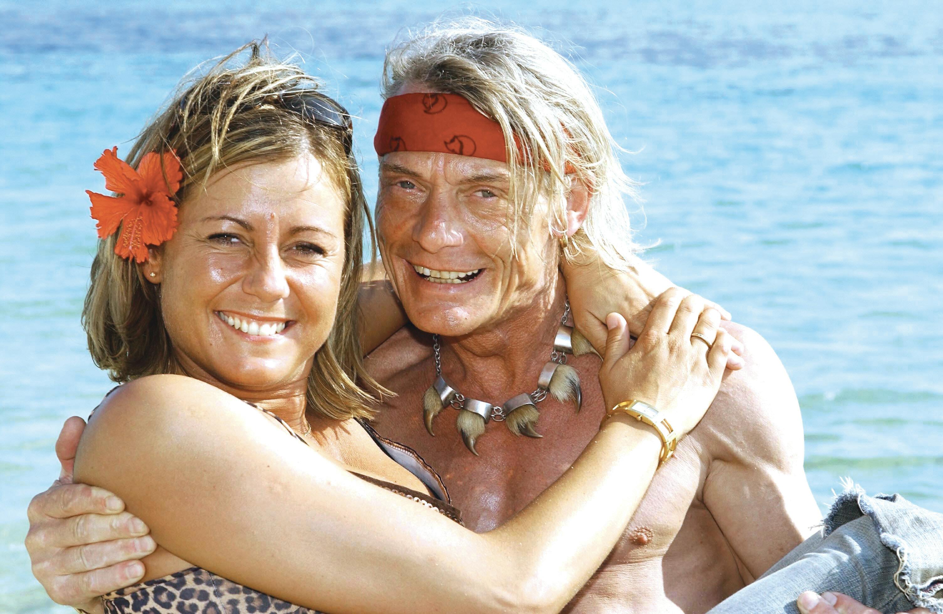 Dan og Nada under ekspeditionen i 2002