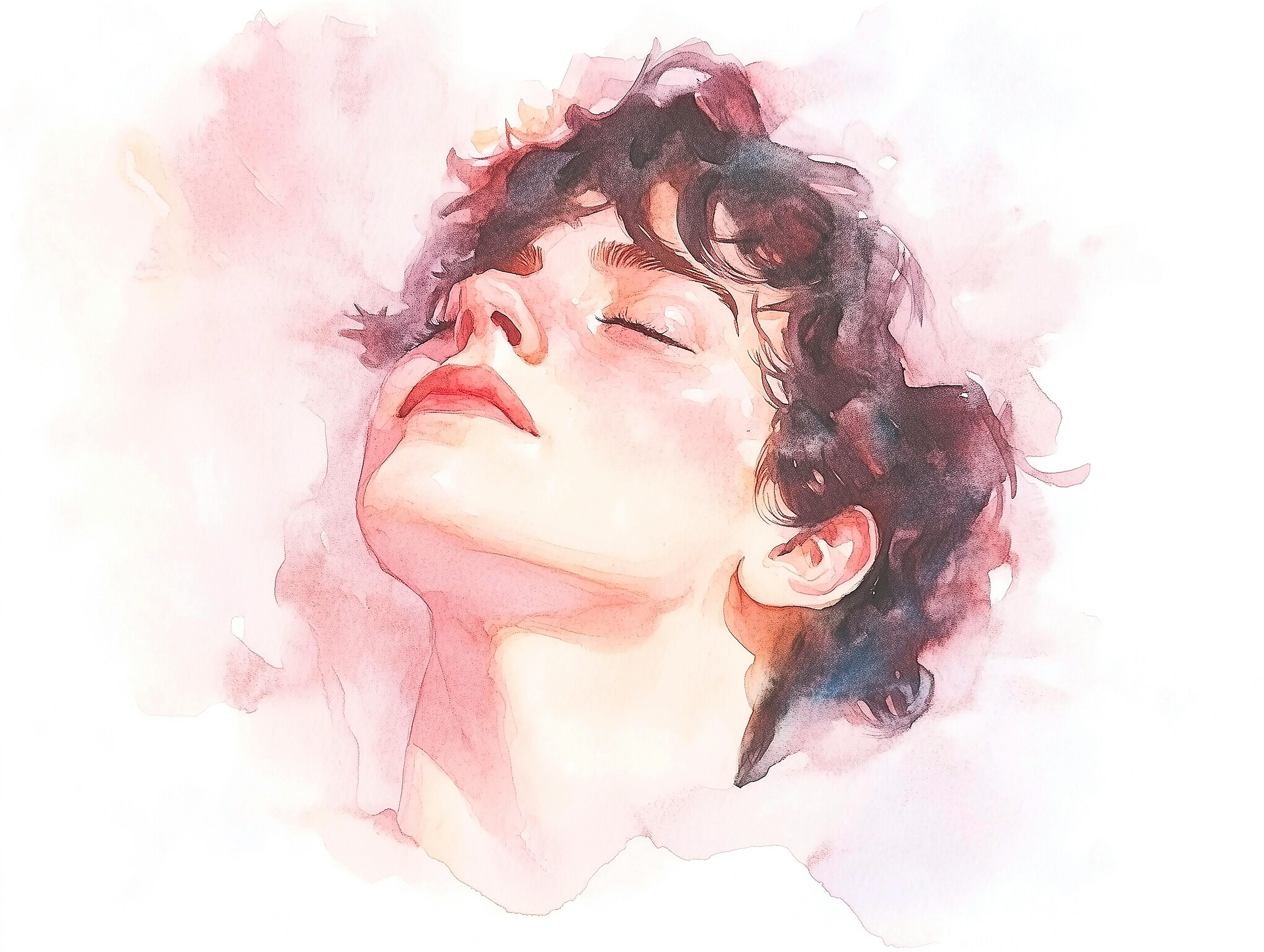 Illustration af dreng, der kigger op