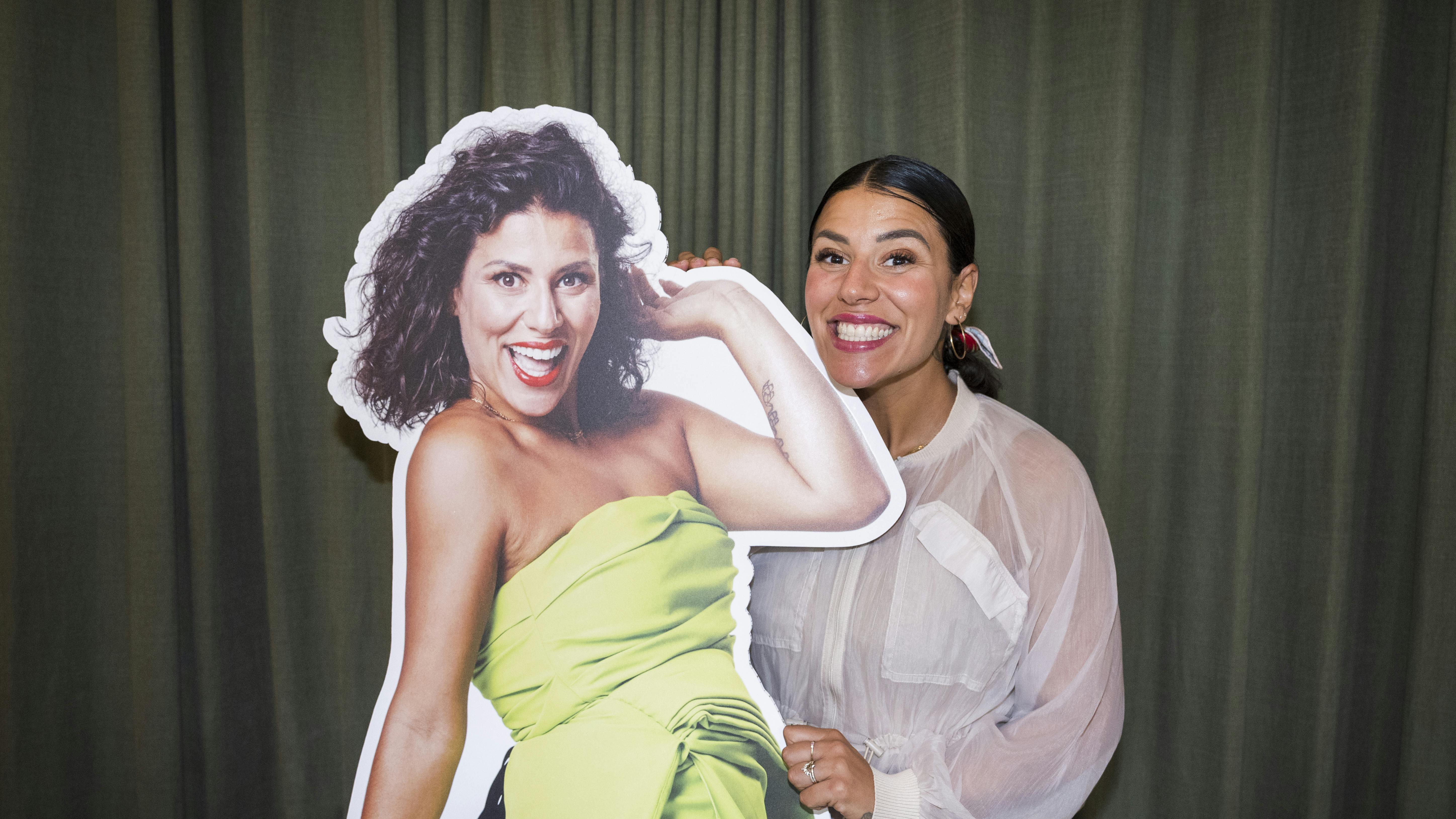 Sangerinde, skuespiller, Wallmans-værtinde og bagedystdeltager Jasmin Gabay.