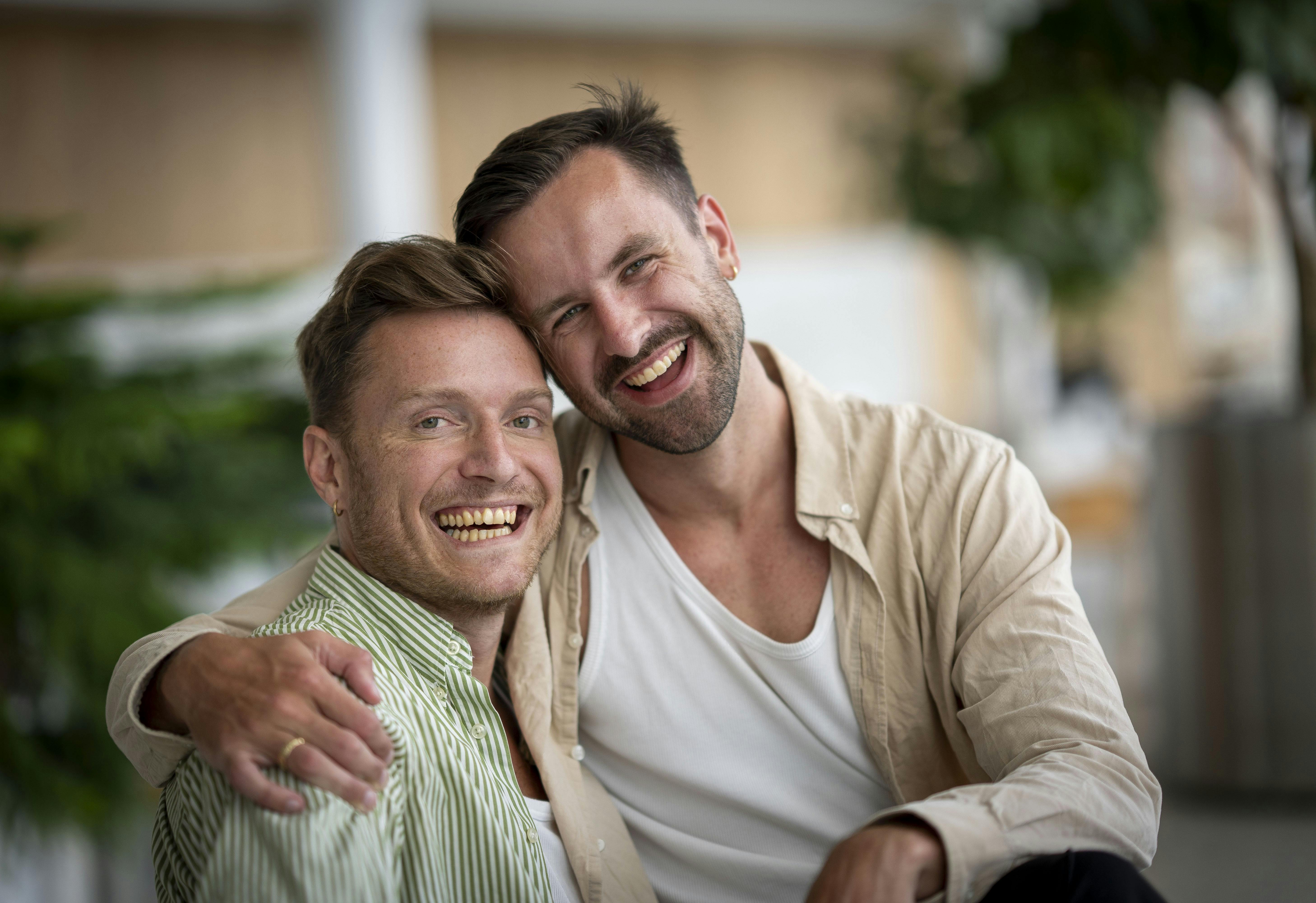 Morten og Benjamin Bjerregaard fra “Først til verdens ende”Dato: 23.7.2025Sted: Allerhuset, HavneholmenJournalist: Andrea Bak/Sara NørgaardFoto: Copyright : Martin Høien/Aller Media Danmark