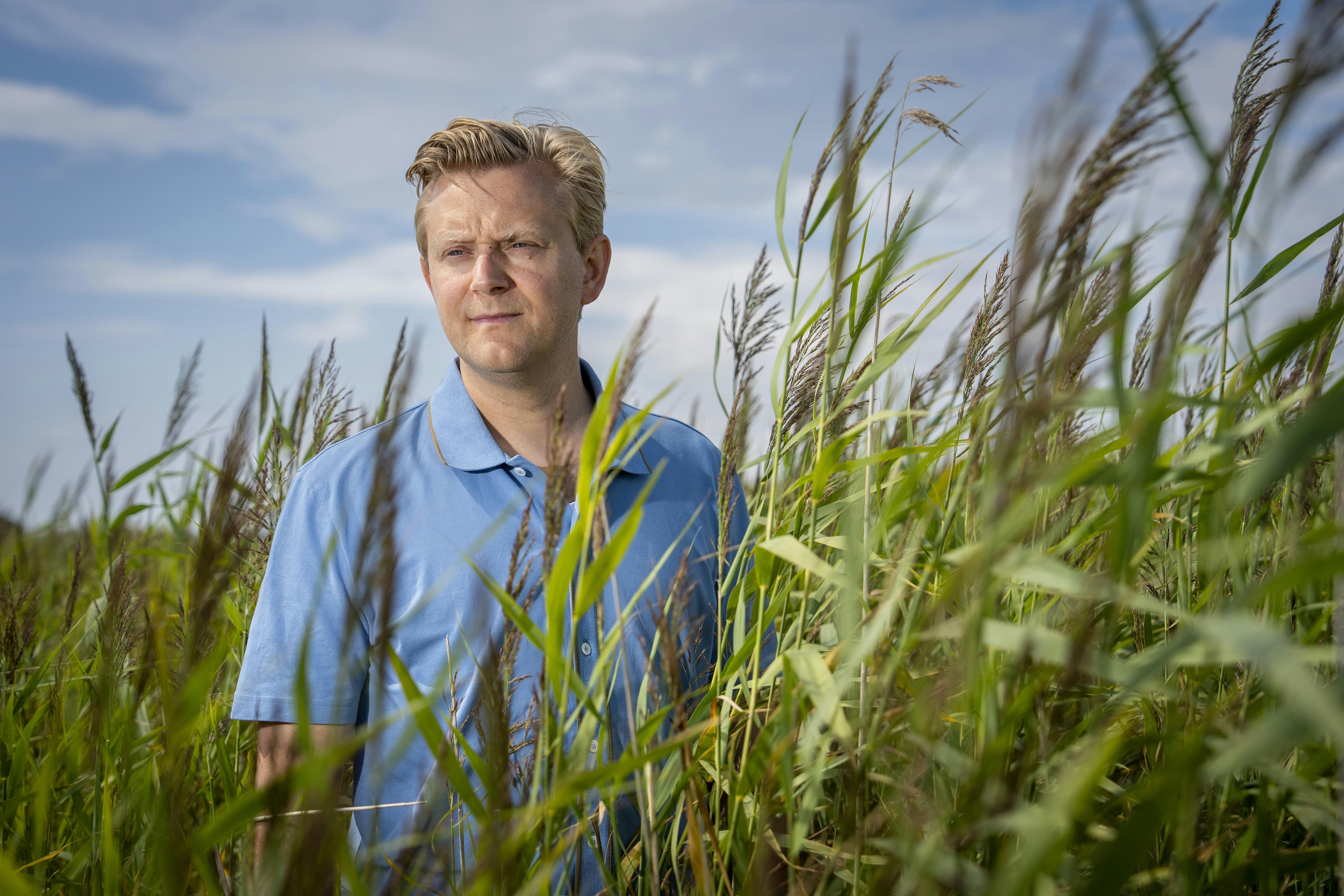 Drabsefterforsker Martin Wittrup på stranden i Dragør, hvor han bor. 