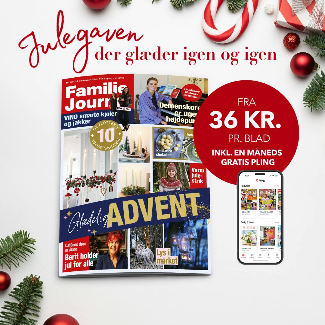 Familie Journal som julegave