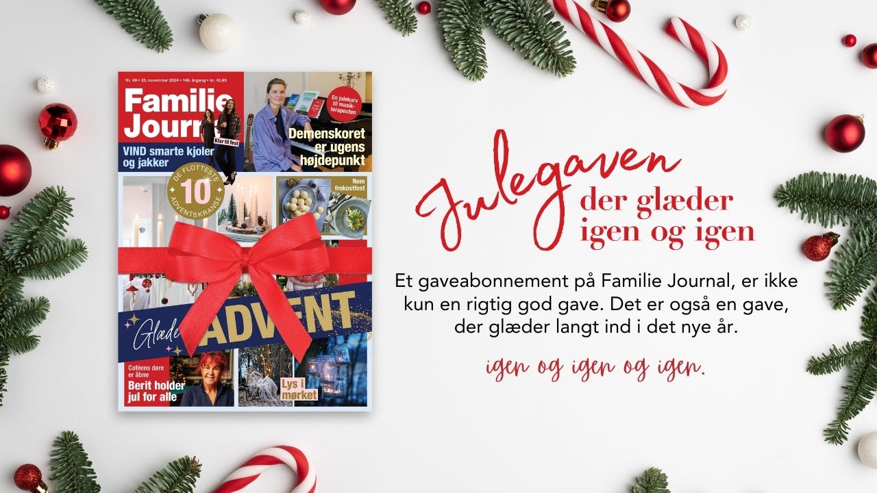 Familie Journal som julegave