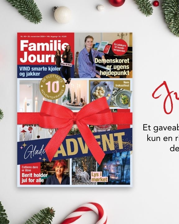 Familie Journal som julegave