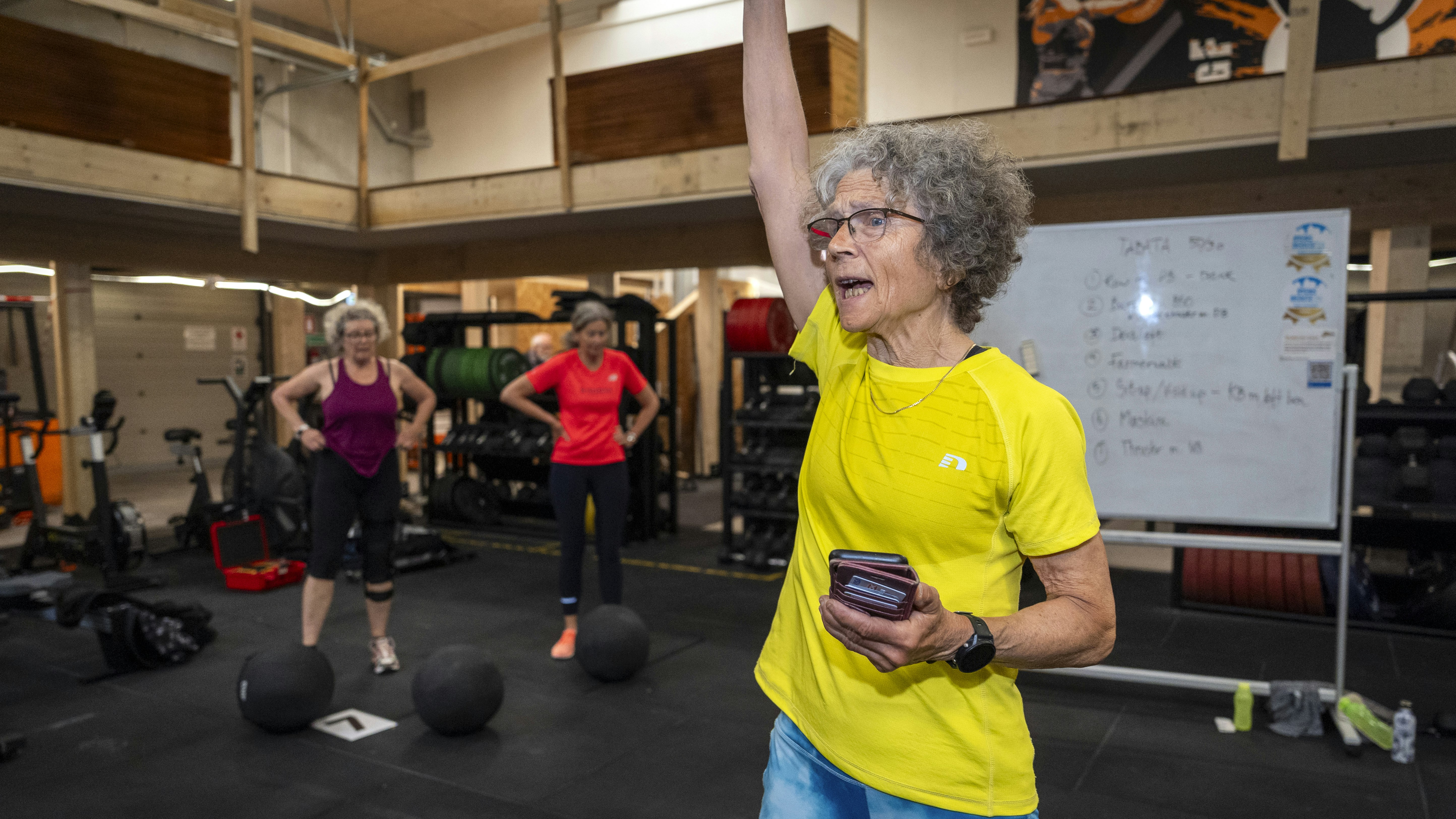 Kirsten Frederiksen fra Randers dyrker crossfit og har selv sammen med en veninde startet et crossfithold for seniorer.