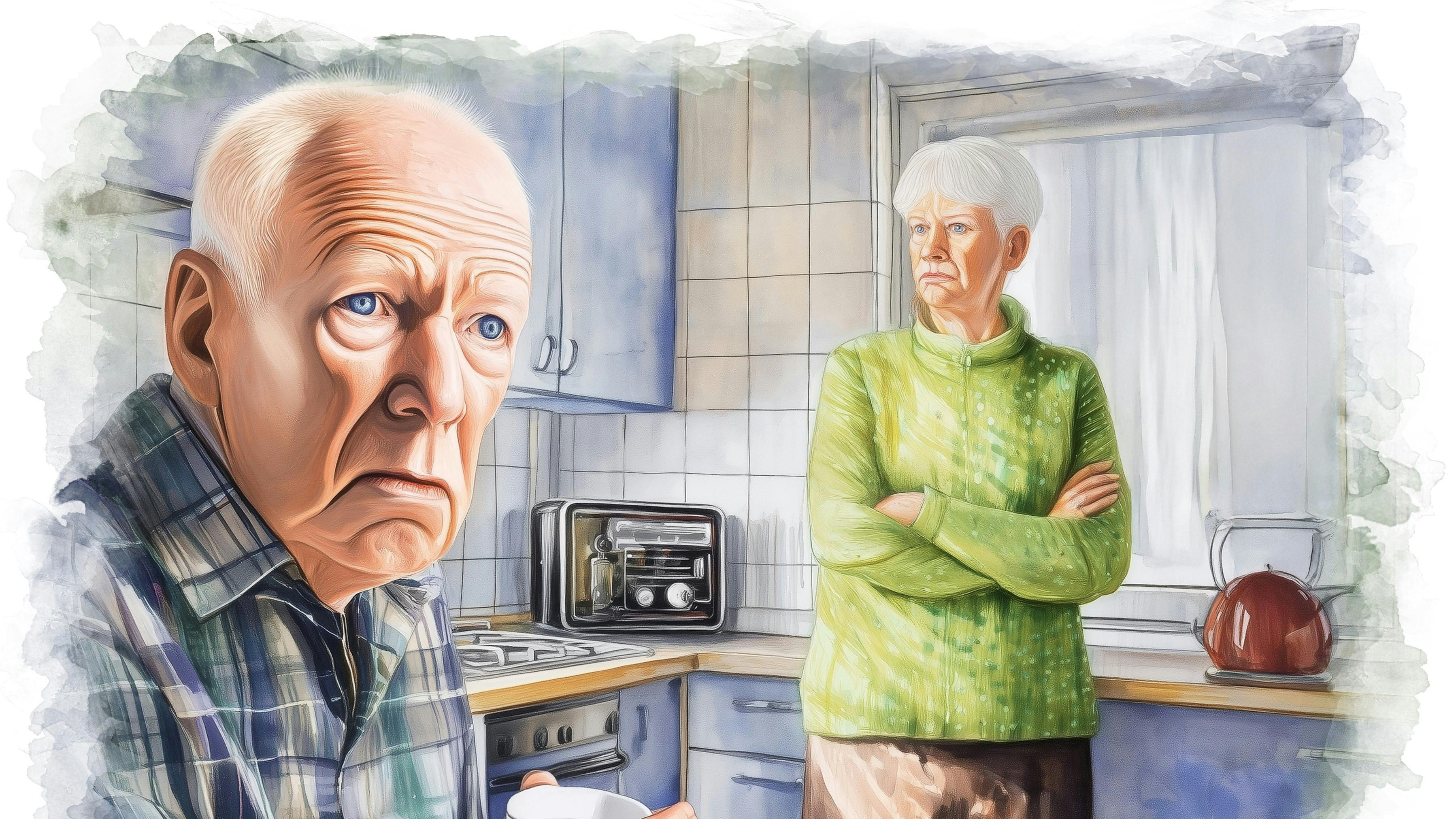 Gammelt ægtepar skal skilles