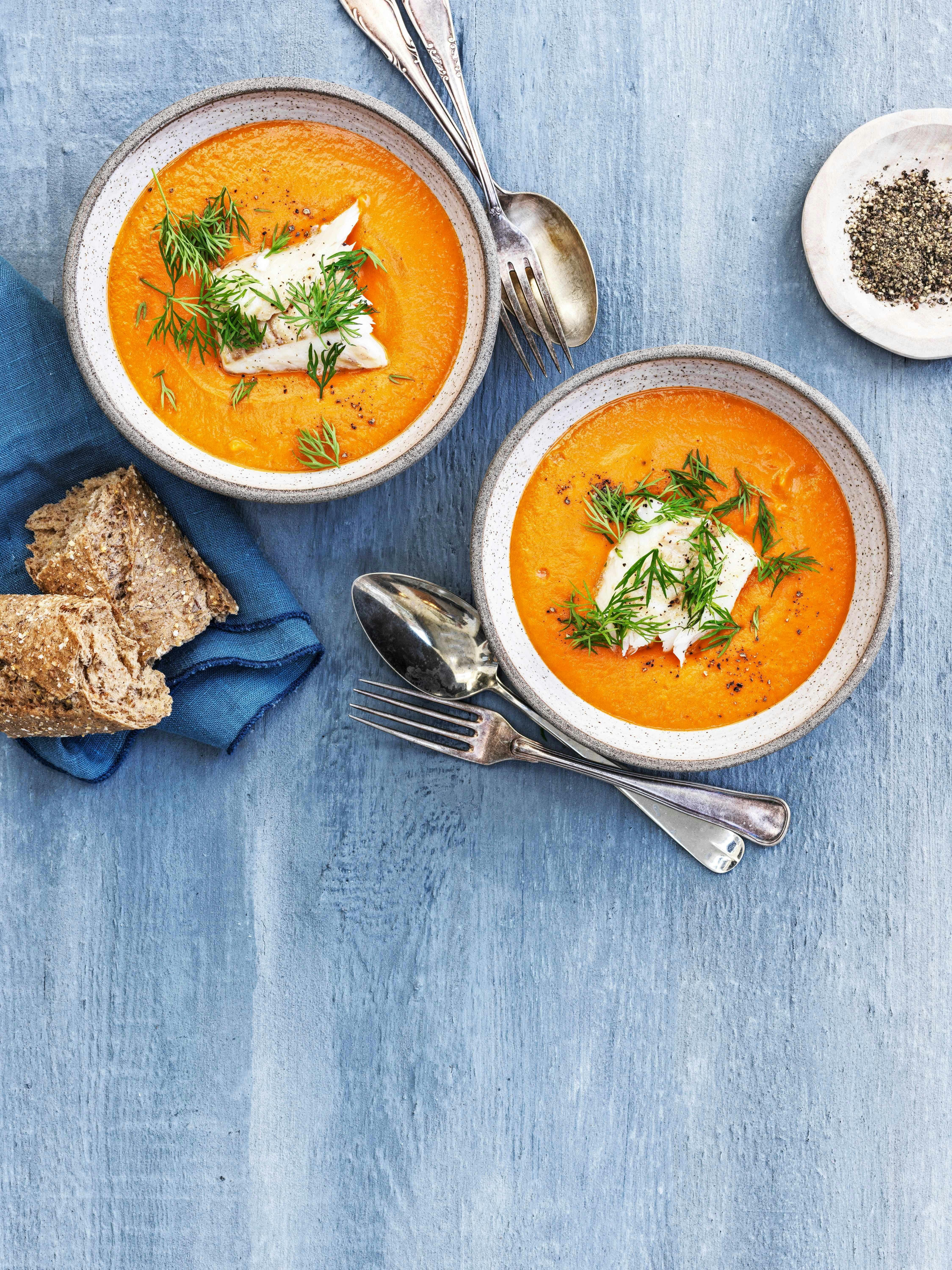 Fiskesuppe med torsk
