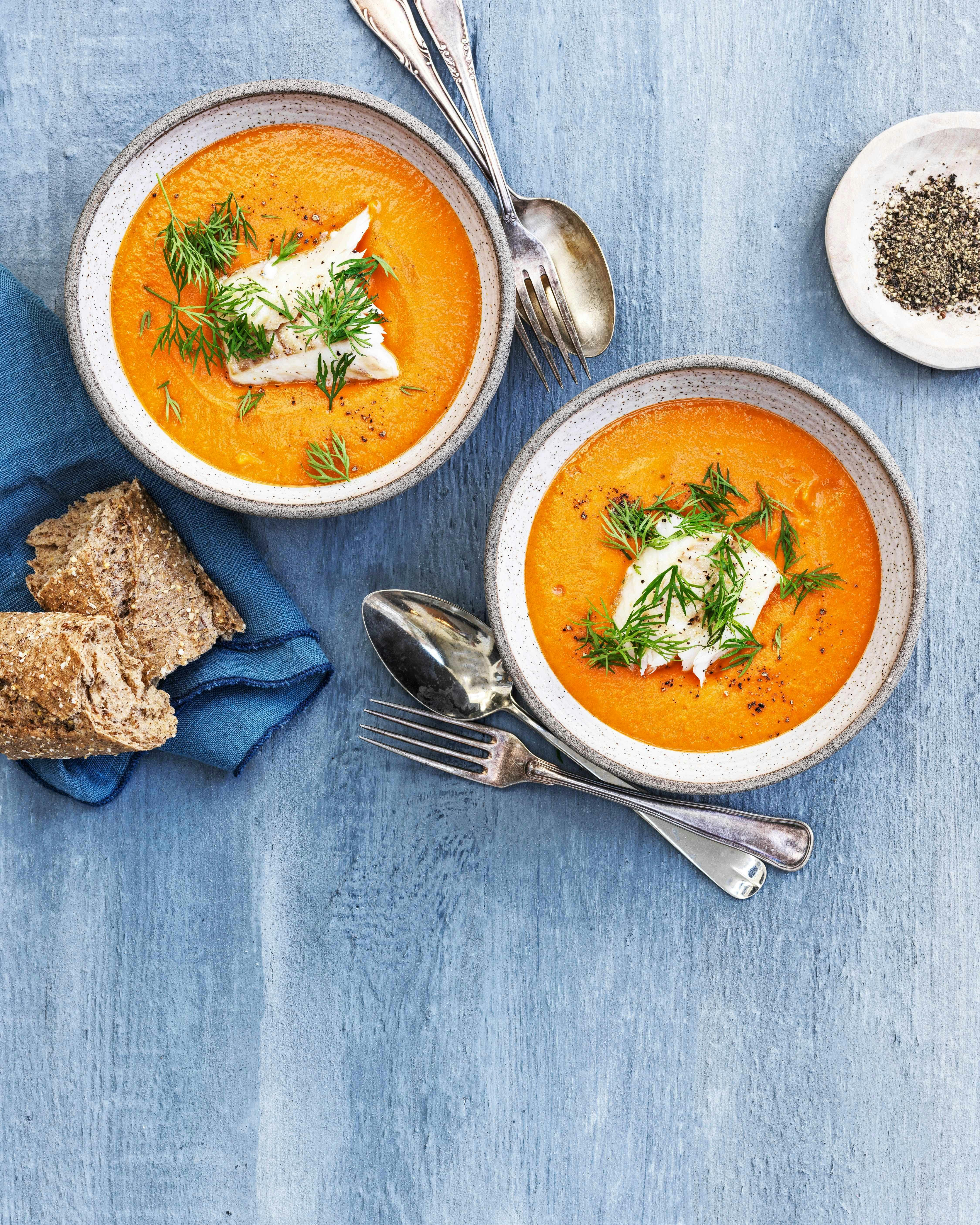 Fiskesuppe med torsk